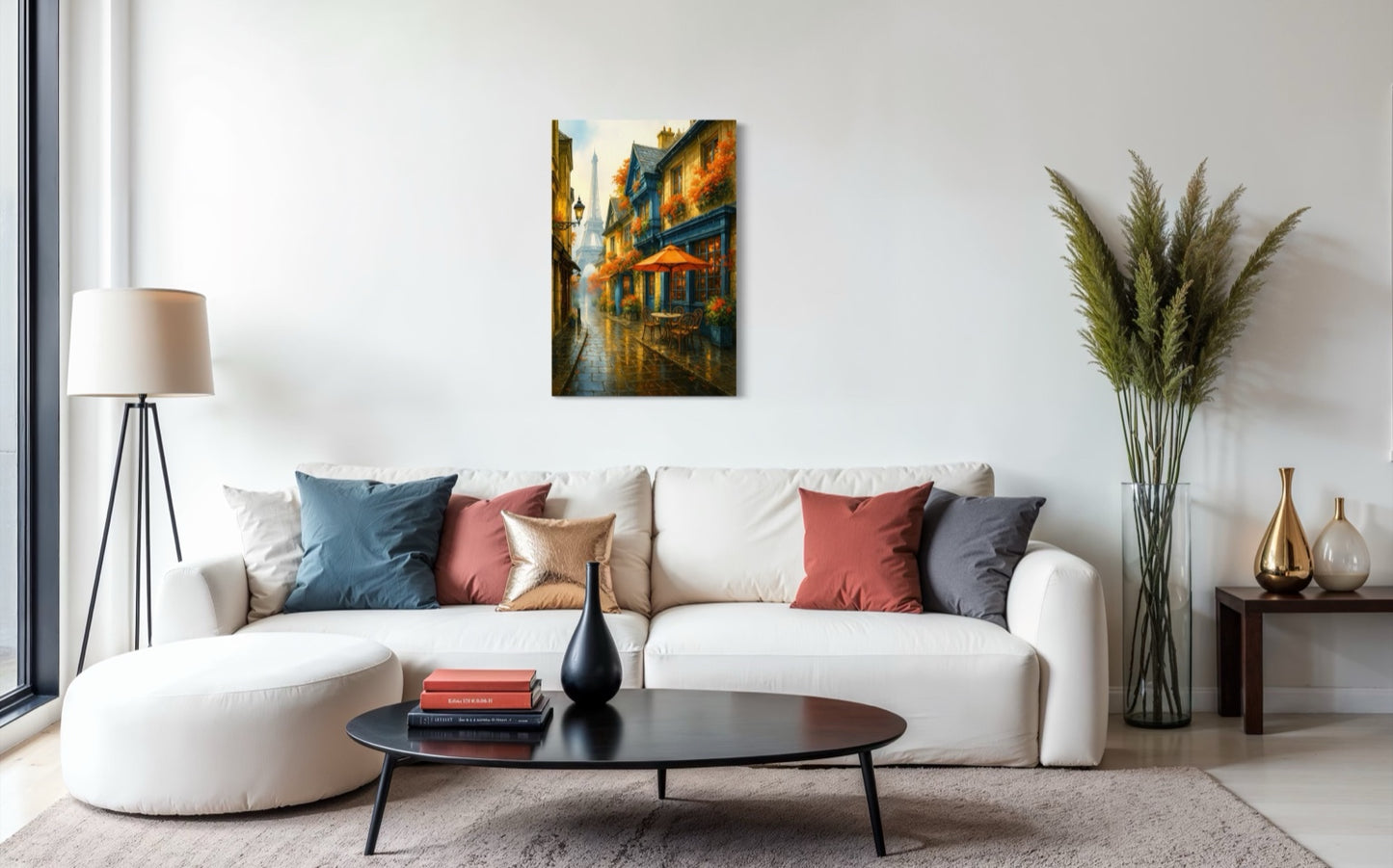 Golden Sunset in Rustic Alley – Matte Canvas Wall Art, 1.25" Deep