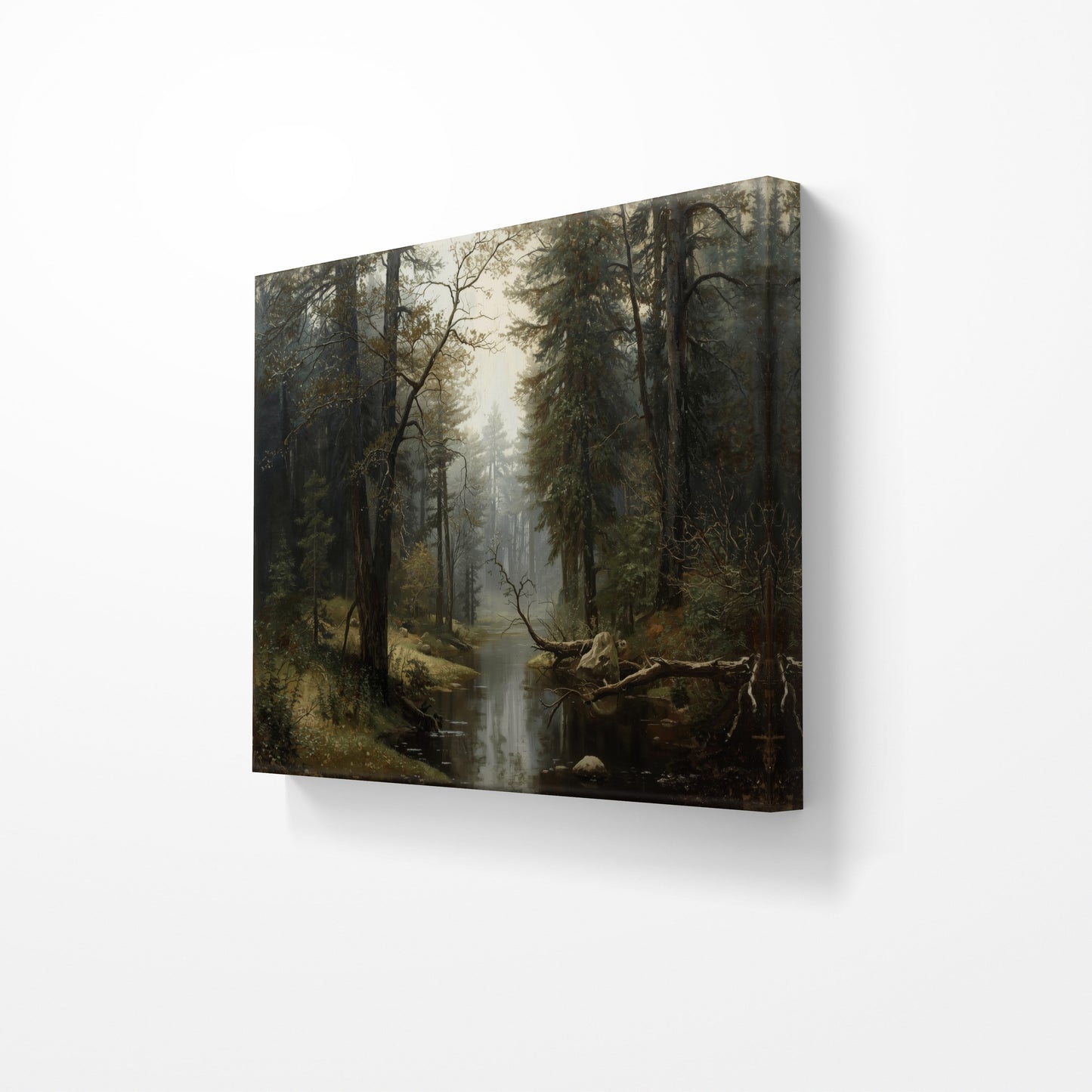 A Moment Before Sound – Moody Forest Landscape Wall Art