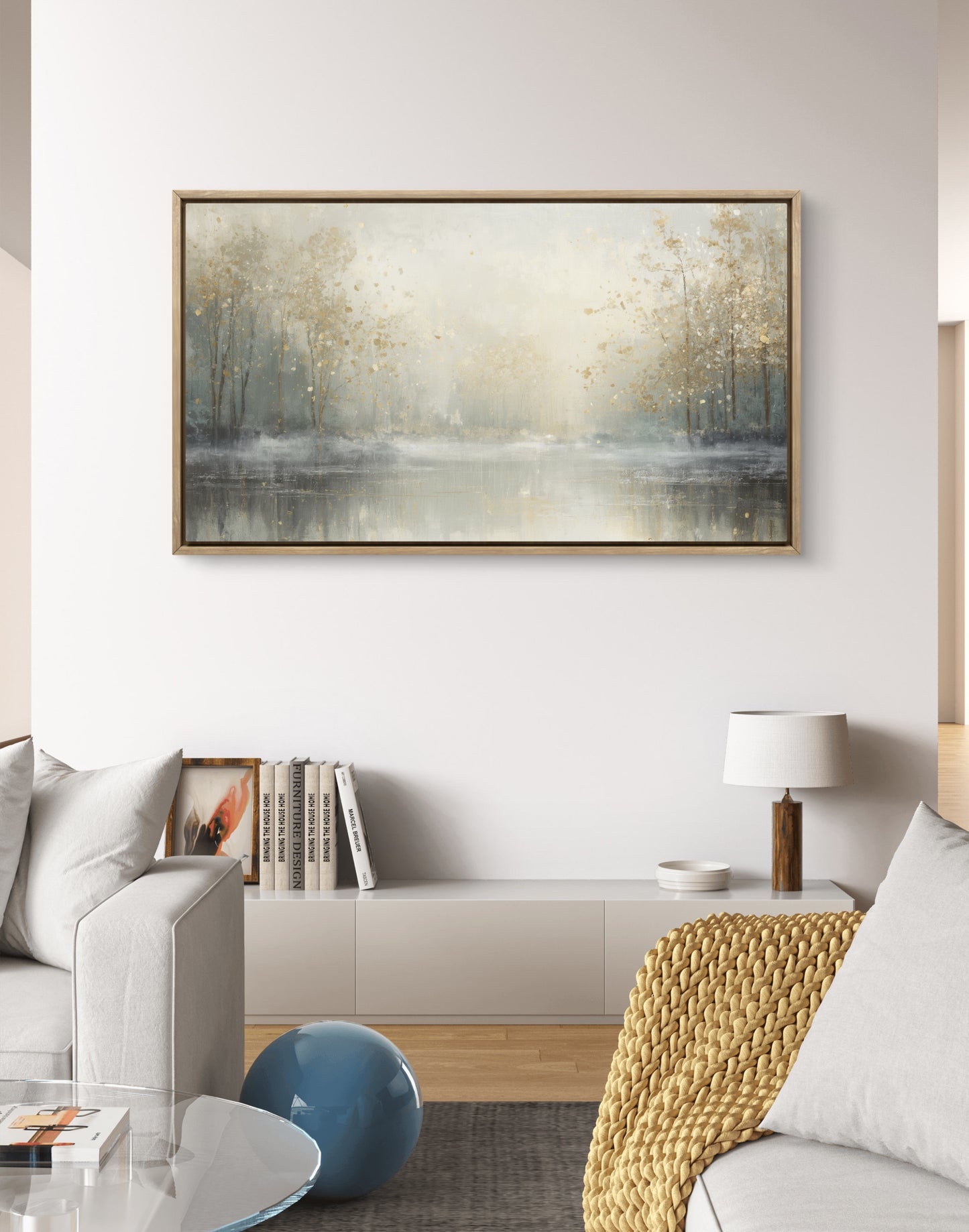 The Pause — Serene Abstract Landscape Wall Art