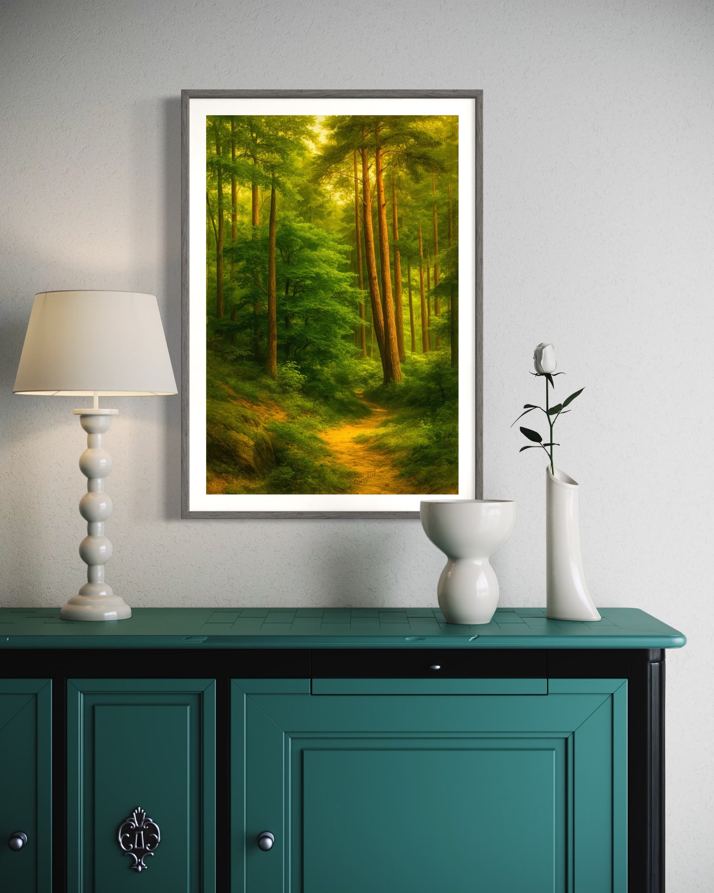 Forest of Becoming – Path to Your Inner Strength (Canvas Print)