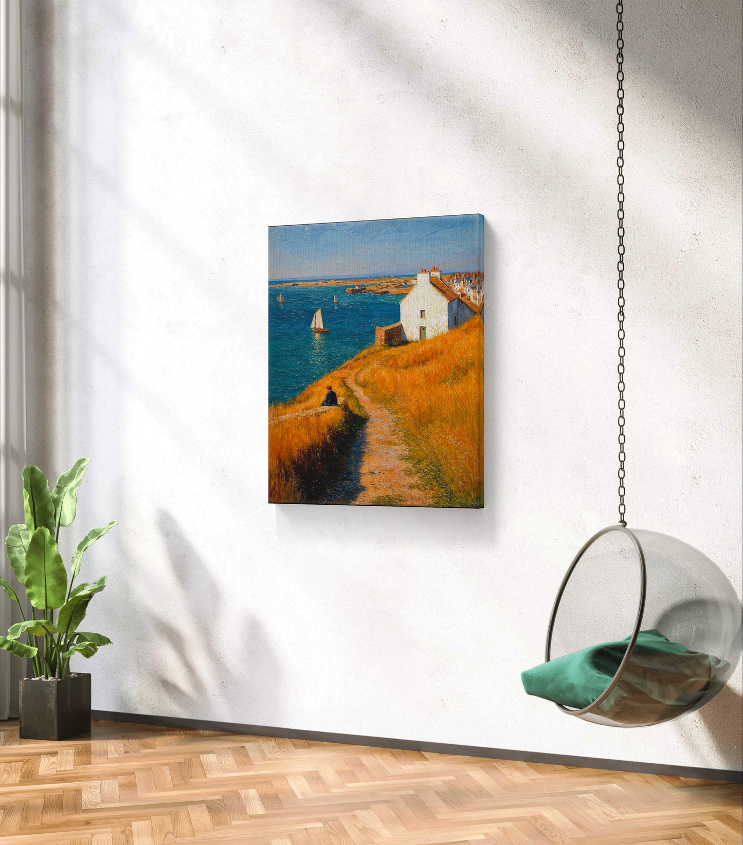 Golden Path to the Sea – Where Calm Meets Freedom