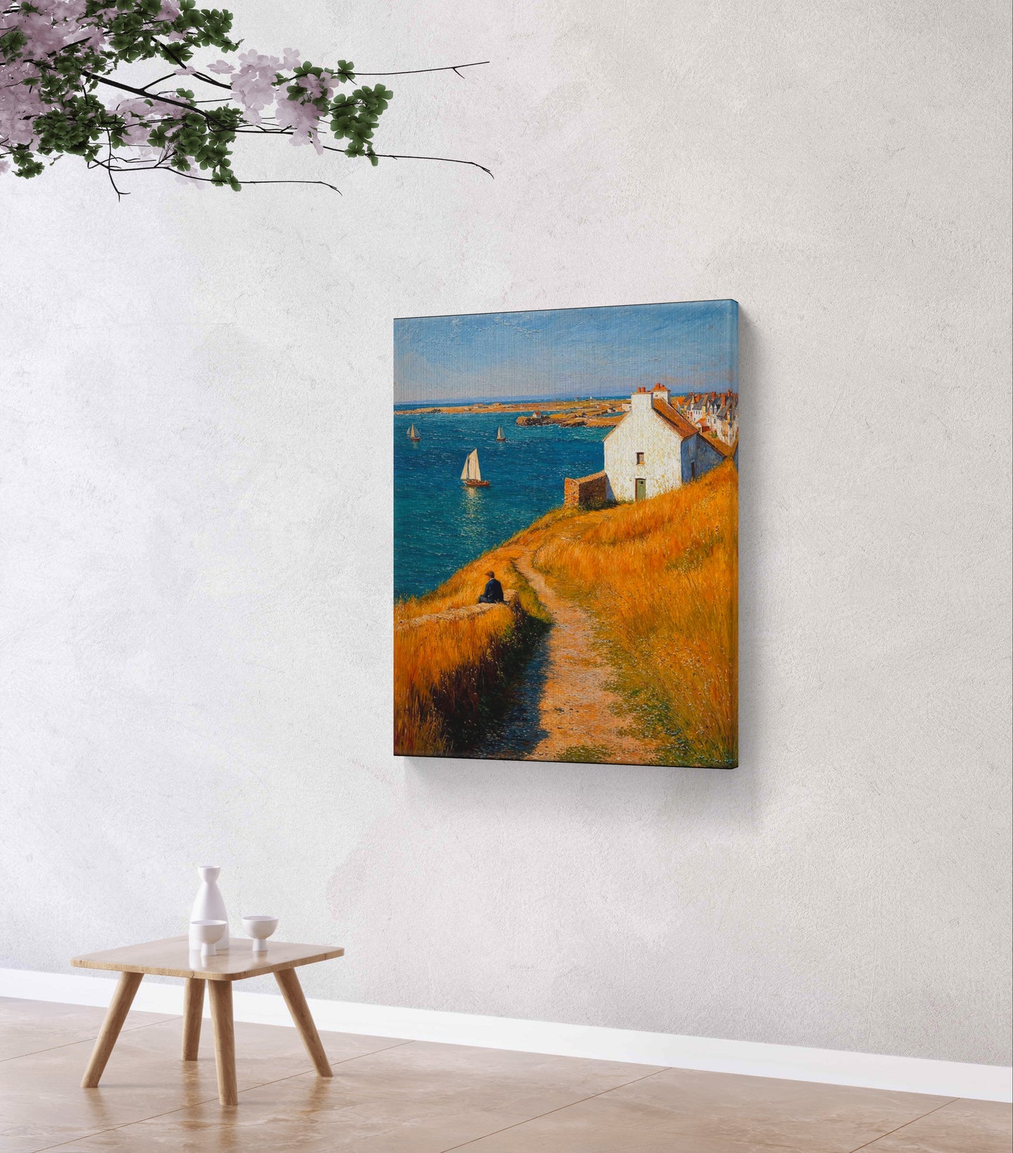 Golden Path to the Sea – Where Calm Meets Freedom
