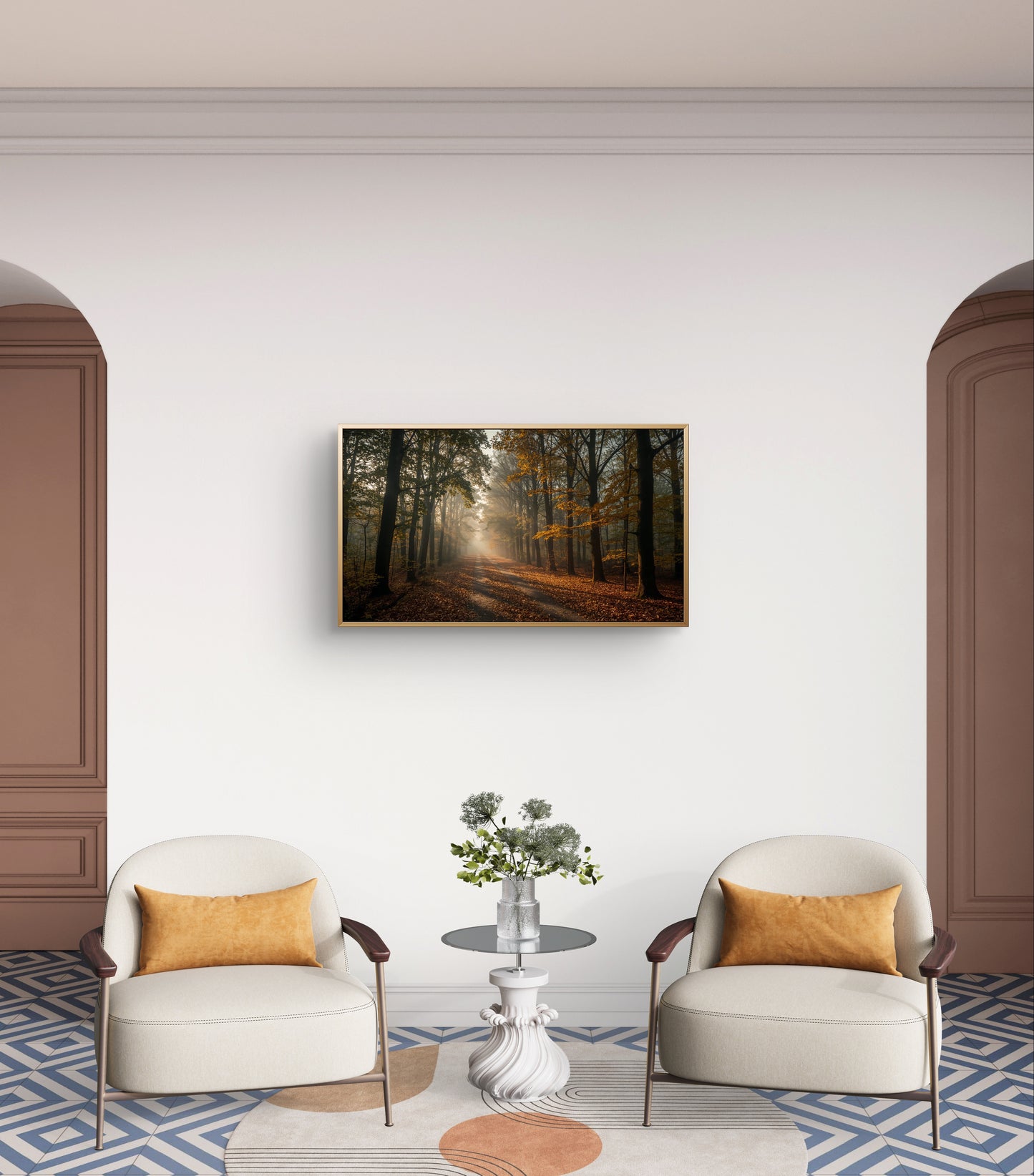 Forest Dawn – Autumn Path Wall Art Print