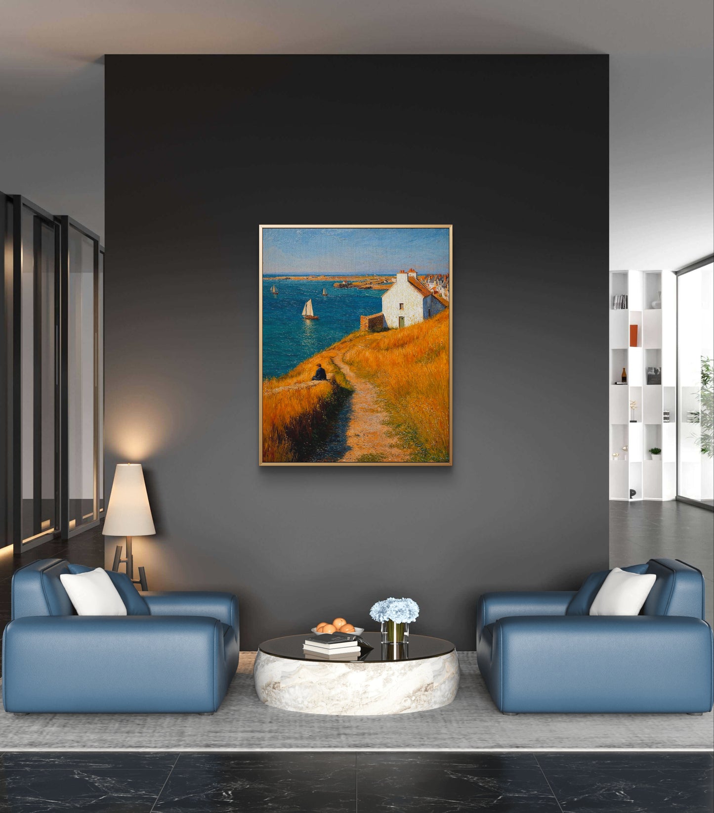 Golden Path to the Sea – Where Calm Meets Freedom