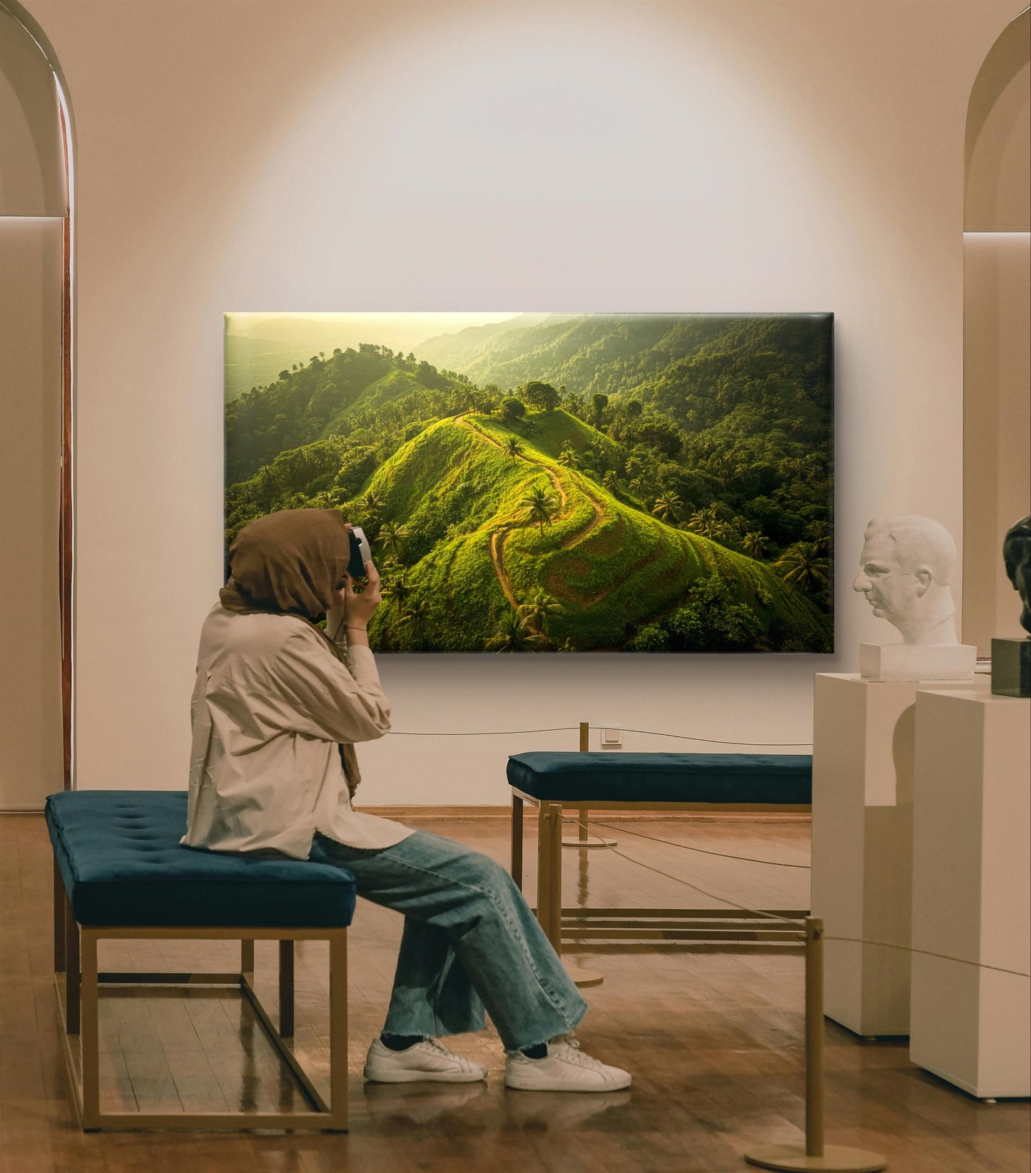 “Emerald Path — Journey Through the Green Hills”