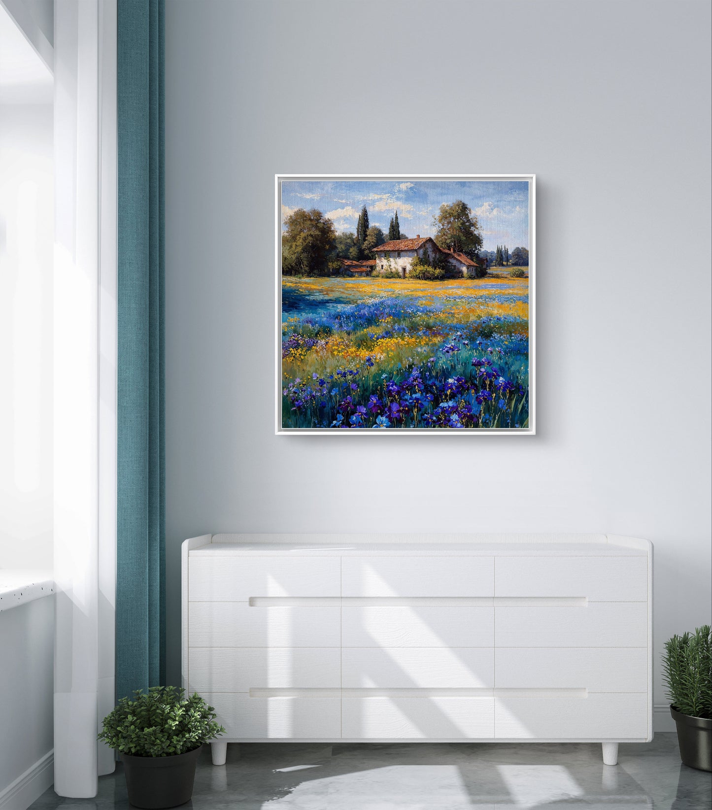 “Countryside Bloom – Fields of Serenity”