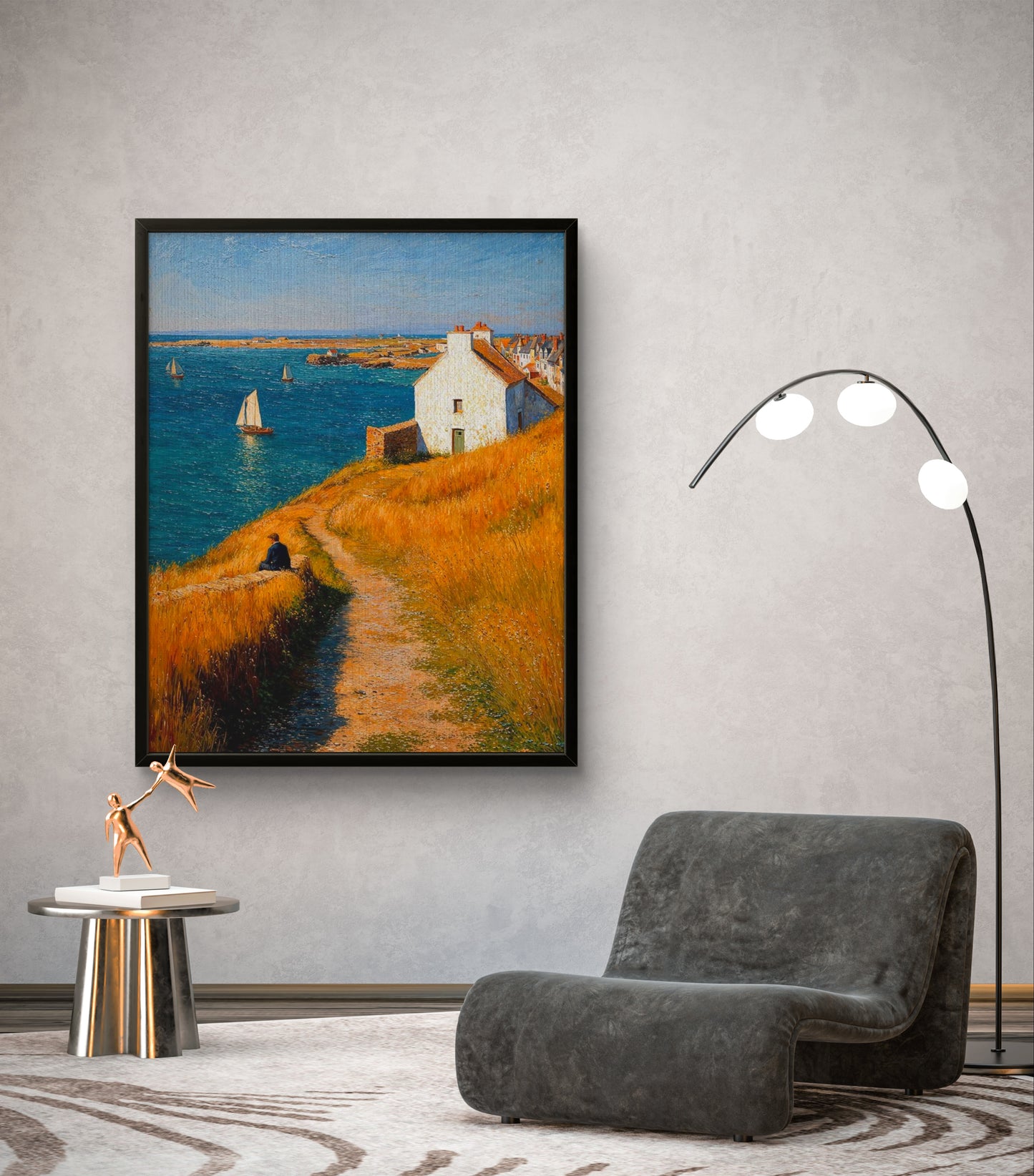 Golden Path to the Sea – Where Calm Meets Freedom
