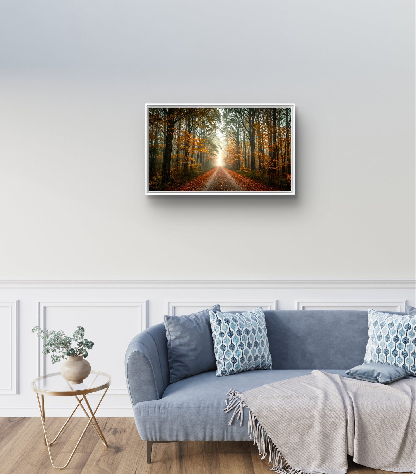Forest Dawn – Autumn Path Wall Art Print