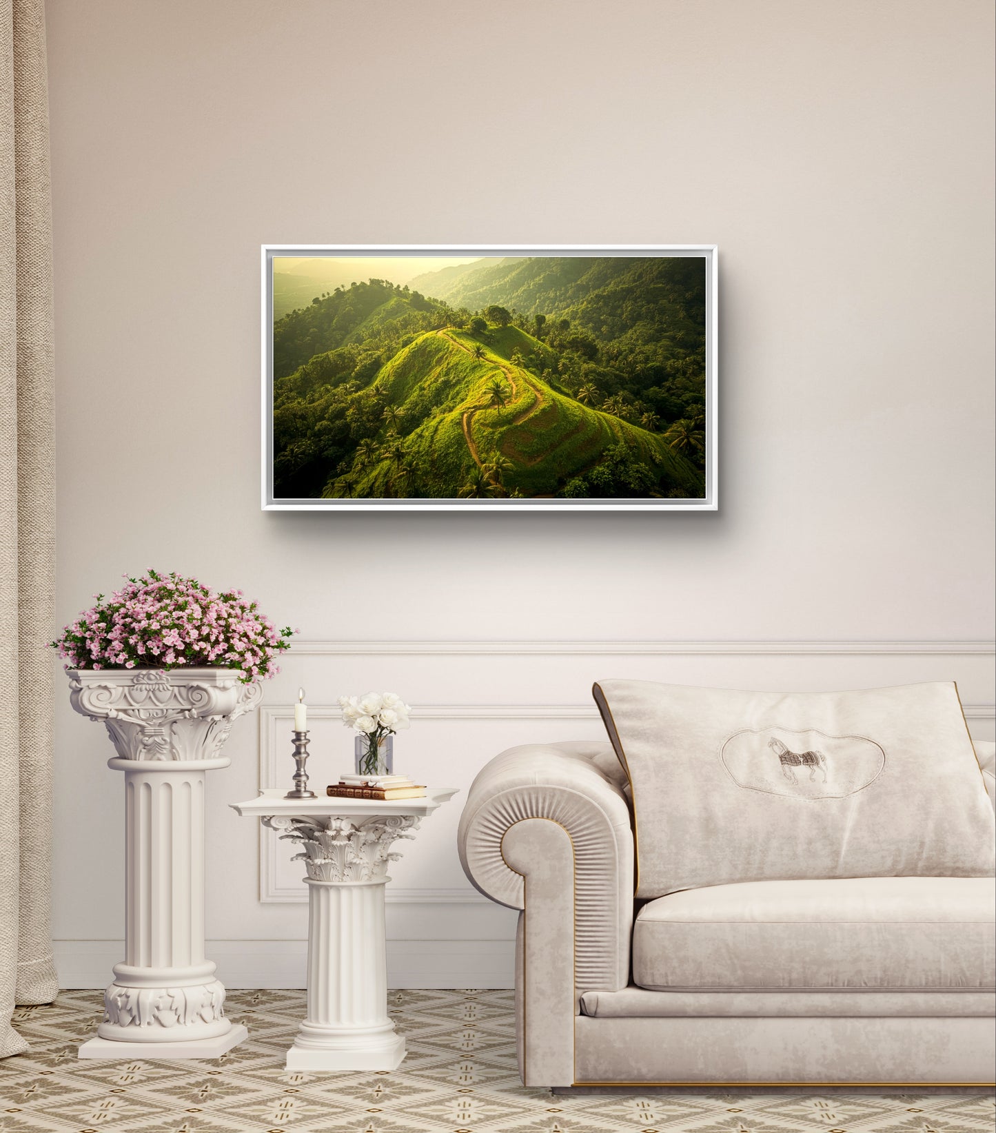 “Emerald Path — Journey Through the Green Hills”