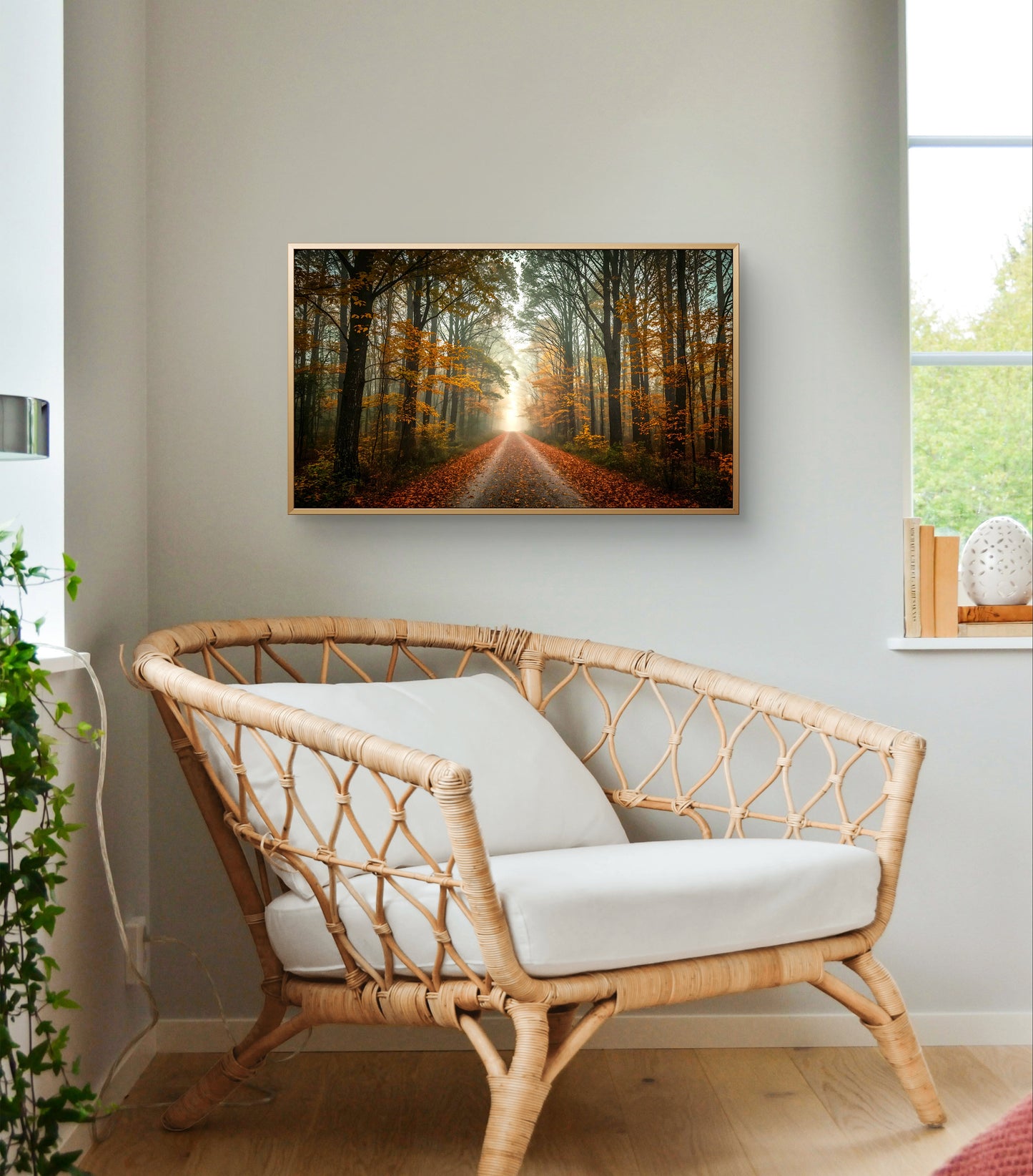 Forest Dawn – Autumn Path Wall Art Print