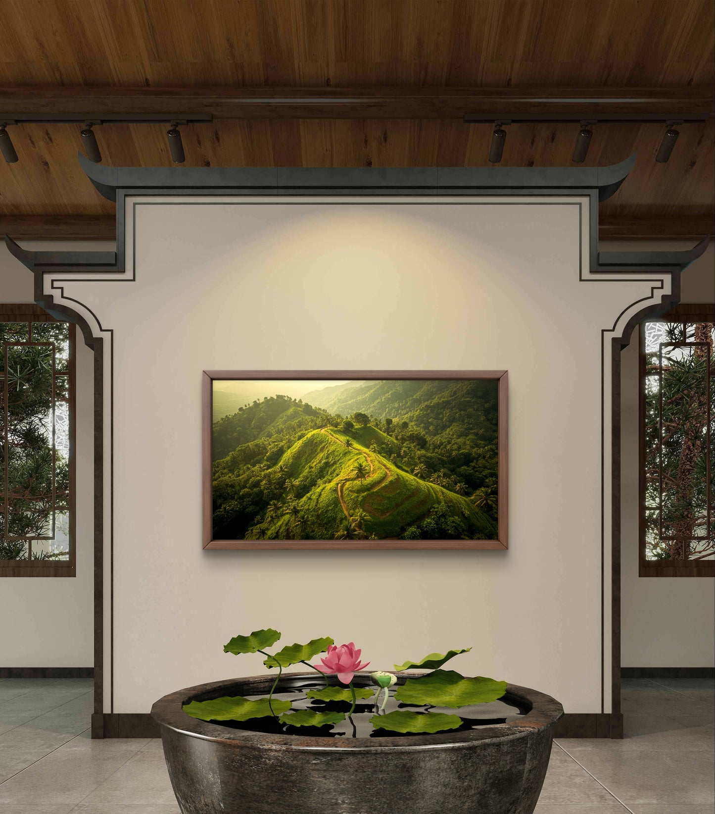 “Emerald Path — Journey Through the Green Hills”
