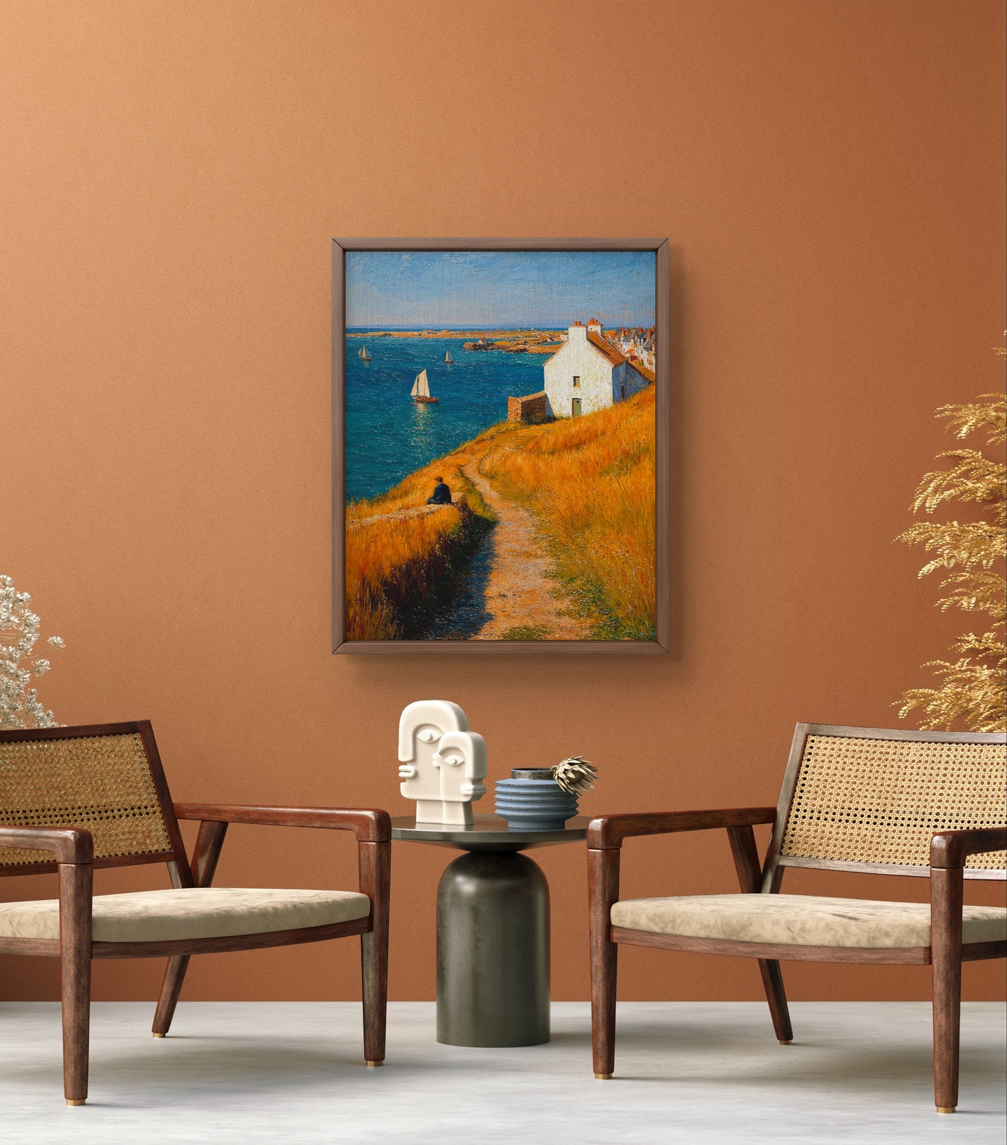 Golden Path to the Sea – Where Calm Meets Freedom