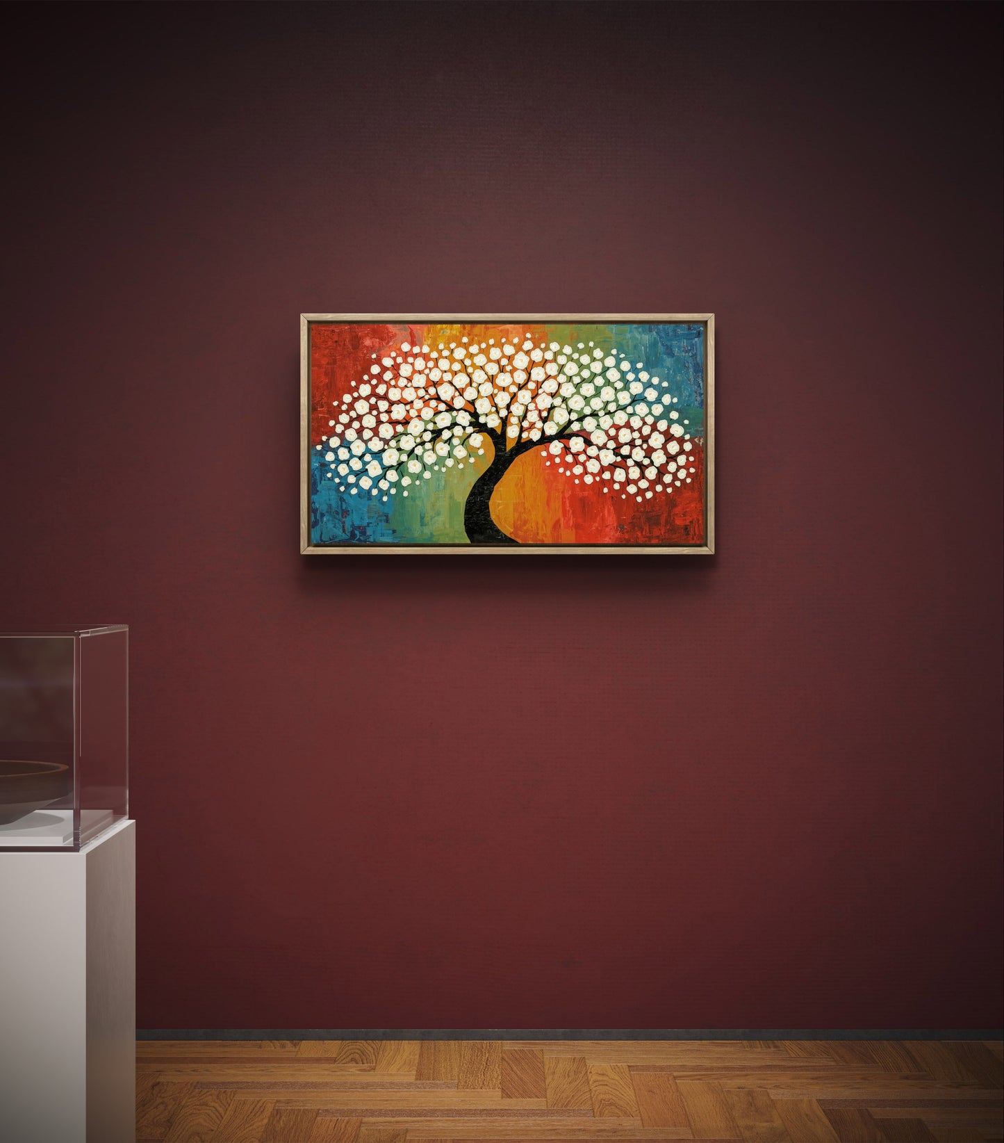Blossom of Harmony – Textured Tree Wall Art