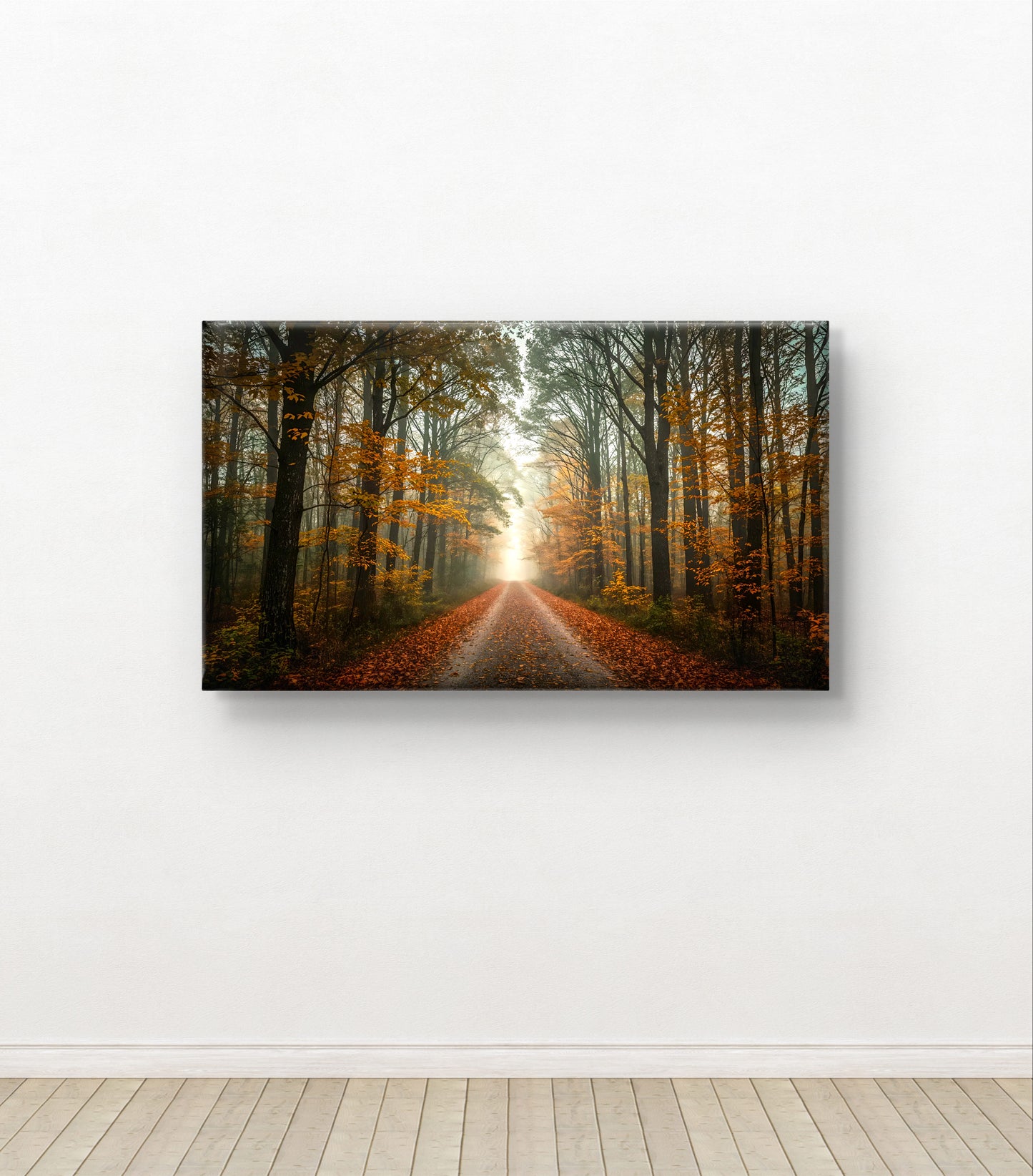 Forest Dawn – Autumn Path Wall Art Print