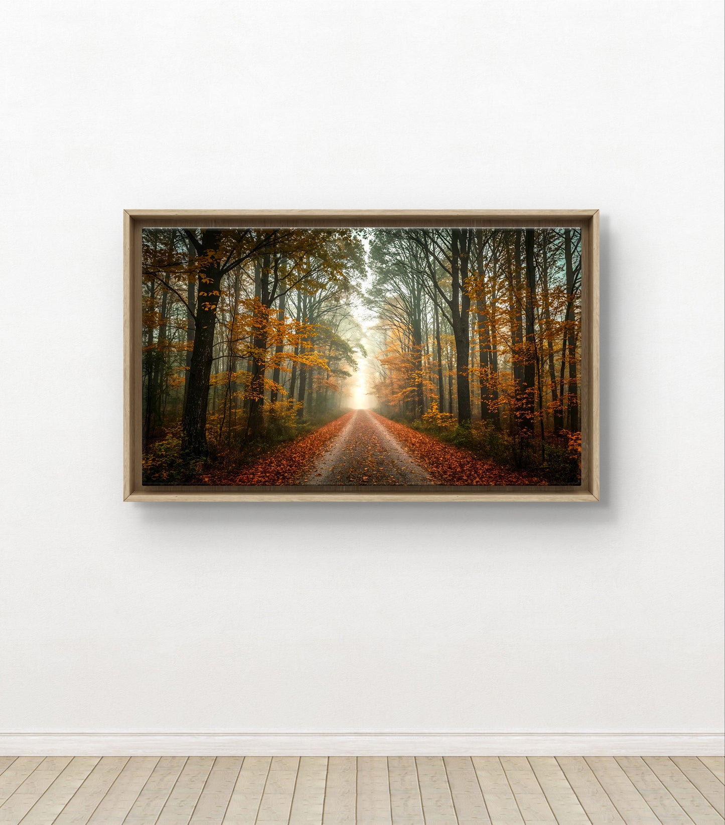 Forest Dawn – Autumn Path Wall Art Print