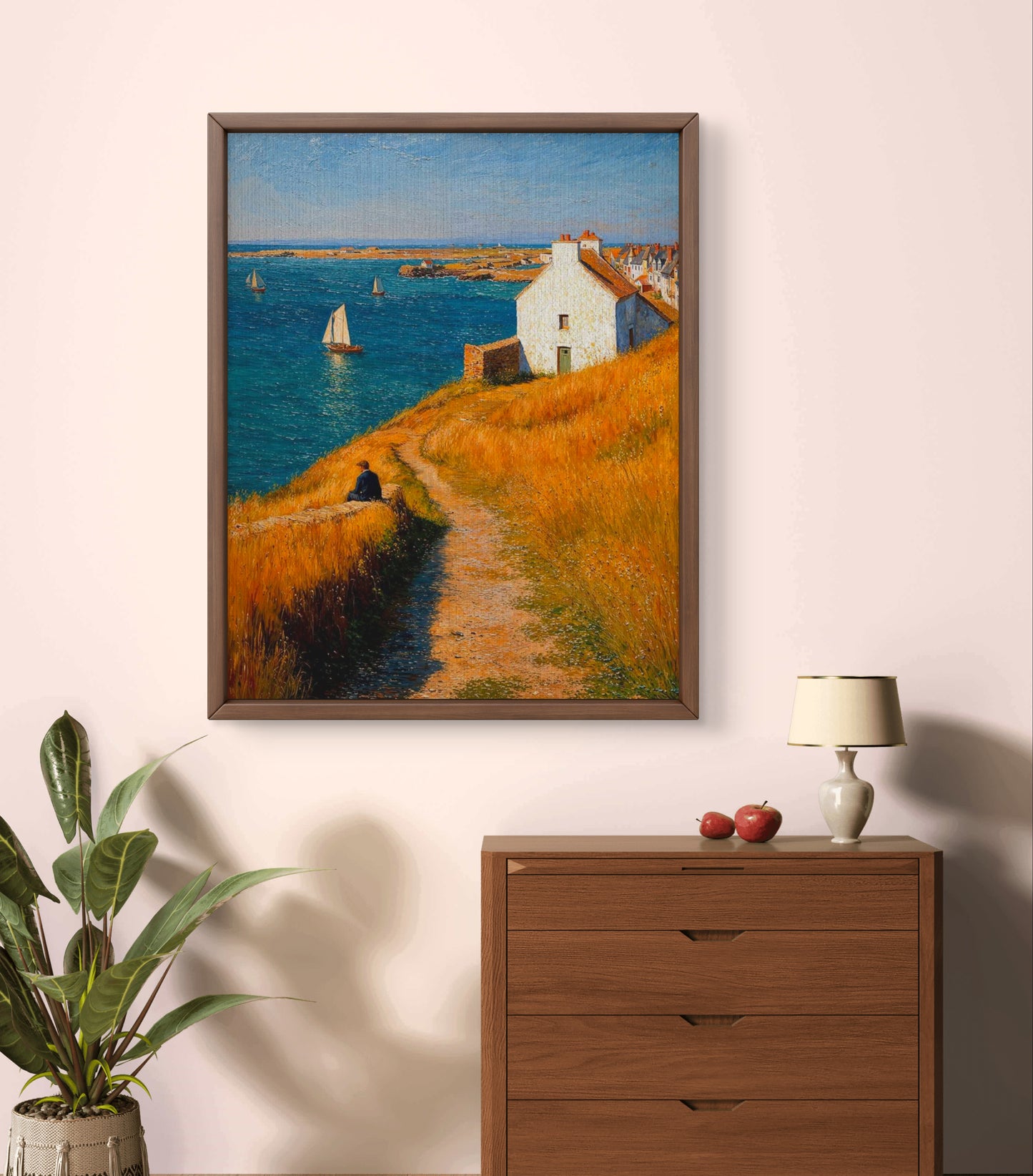 Golden Path to the Sea – Where Calm Meets Freedom