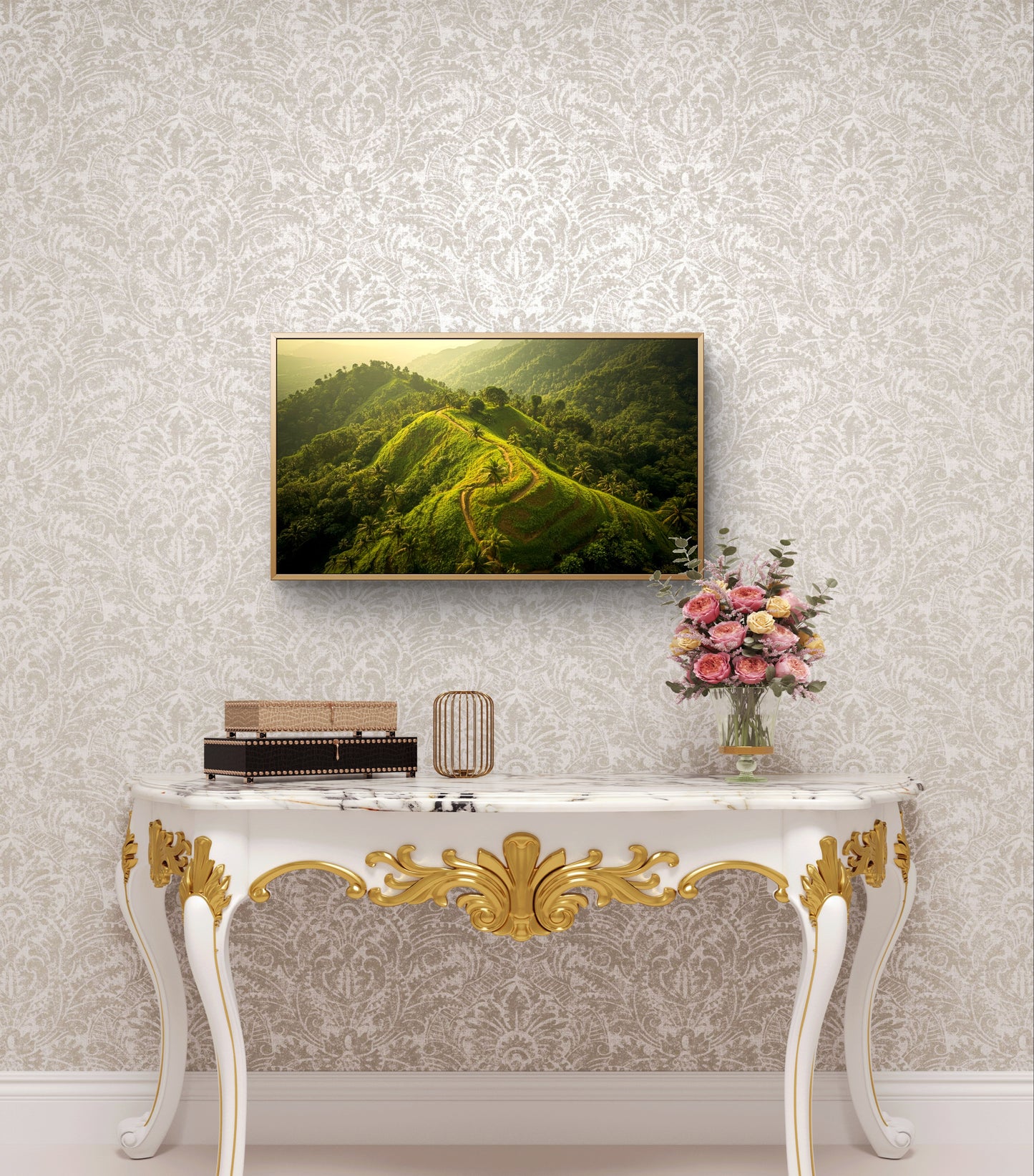 “Emerald Path — Journey Through the Green Hills”