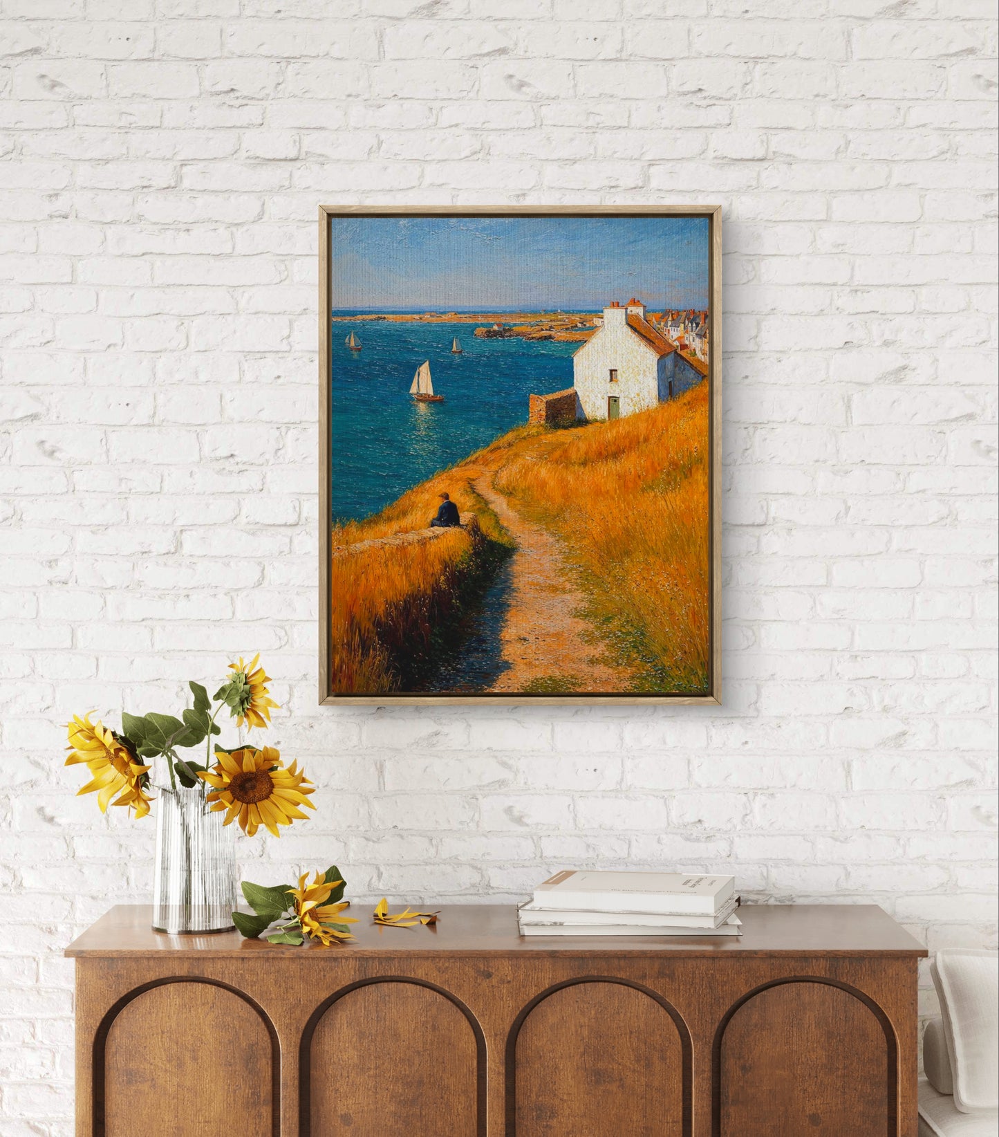 Golden Path to the Sea – Where Calm Meets Freedom