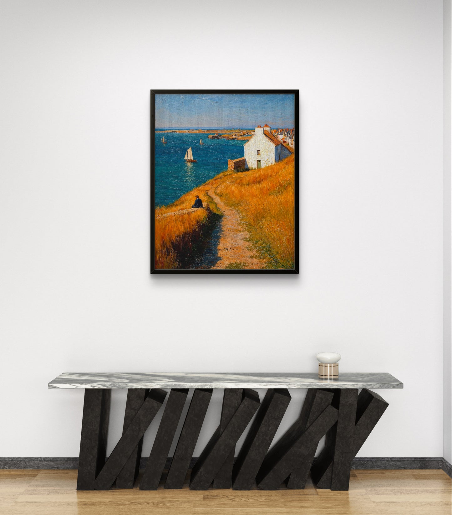 Golden Path to the Sea – Where Calm Meets Freedom
