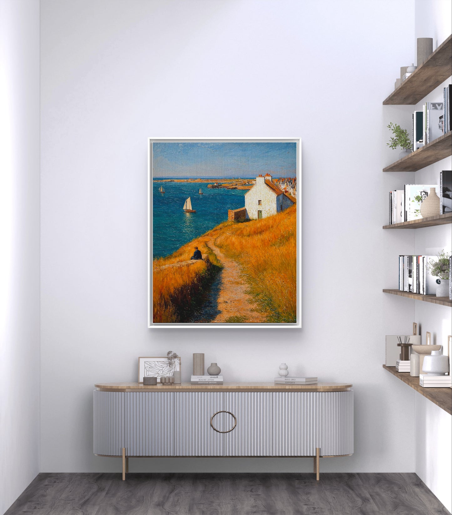 Golden Path to the Sea – Where Calm Meets Freedom