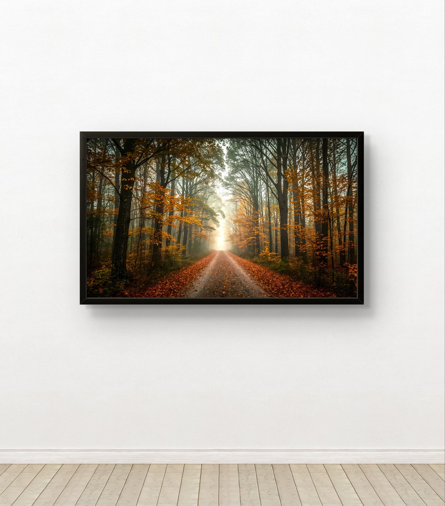Forest Dawn – Autumn Path Wall Art Print