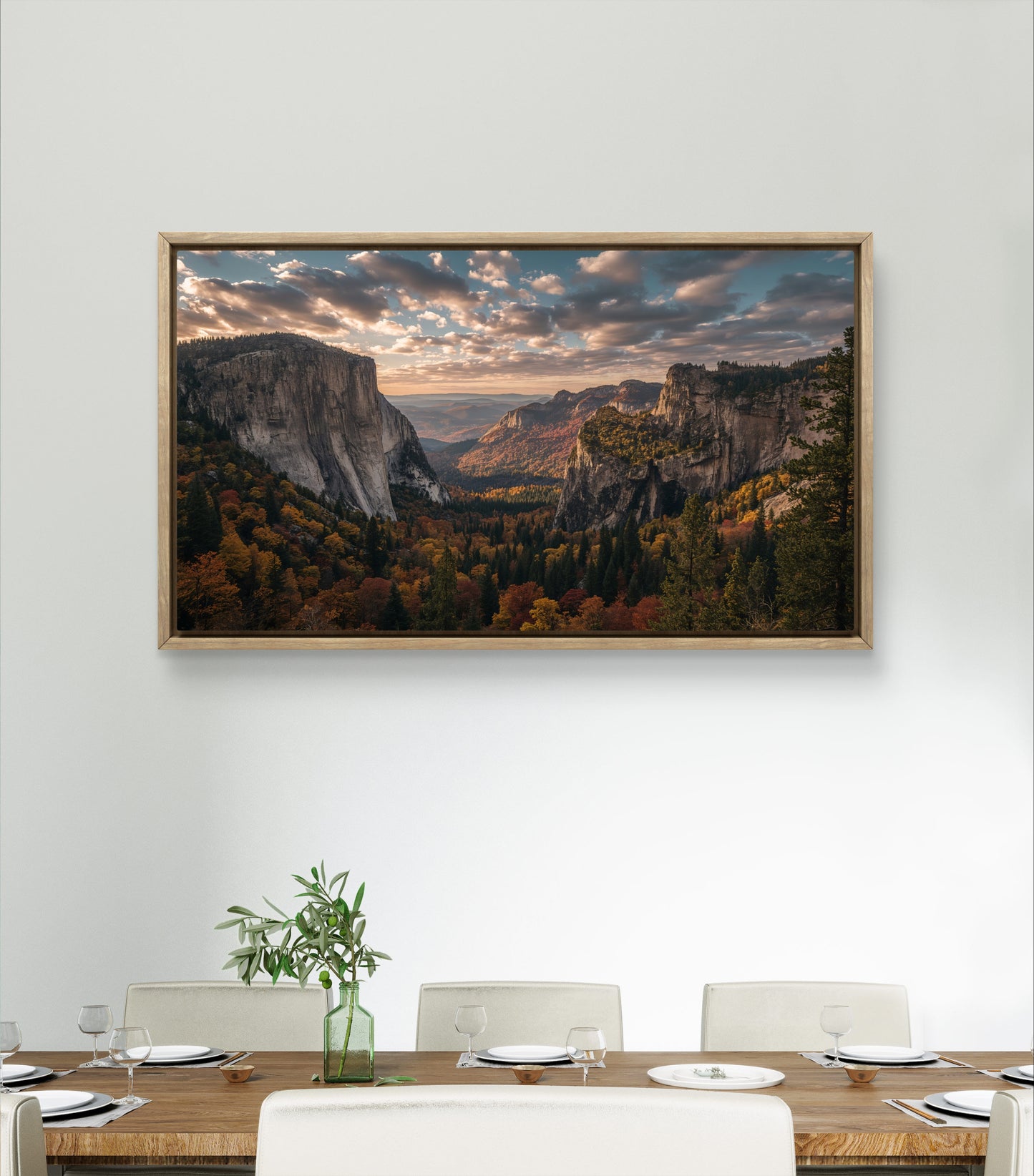 Valley of Gold — Autumn Mountain Panorama Wall Art