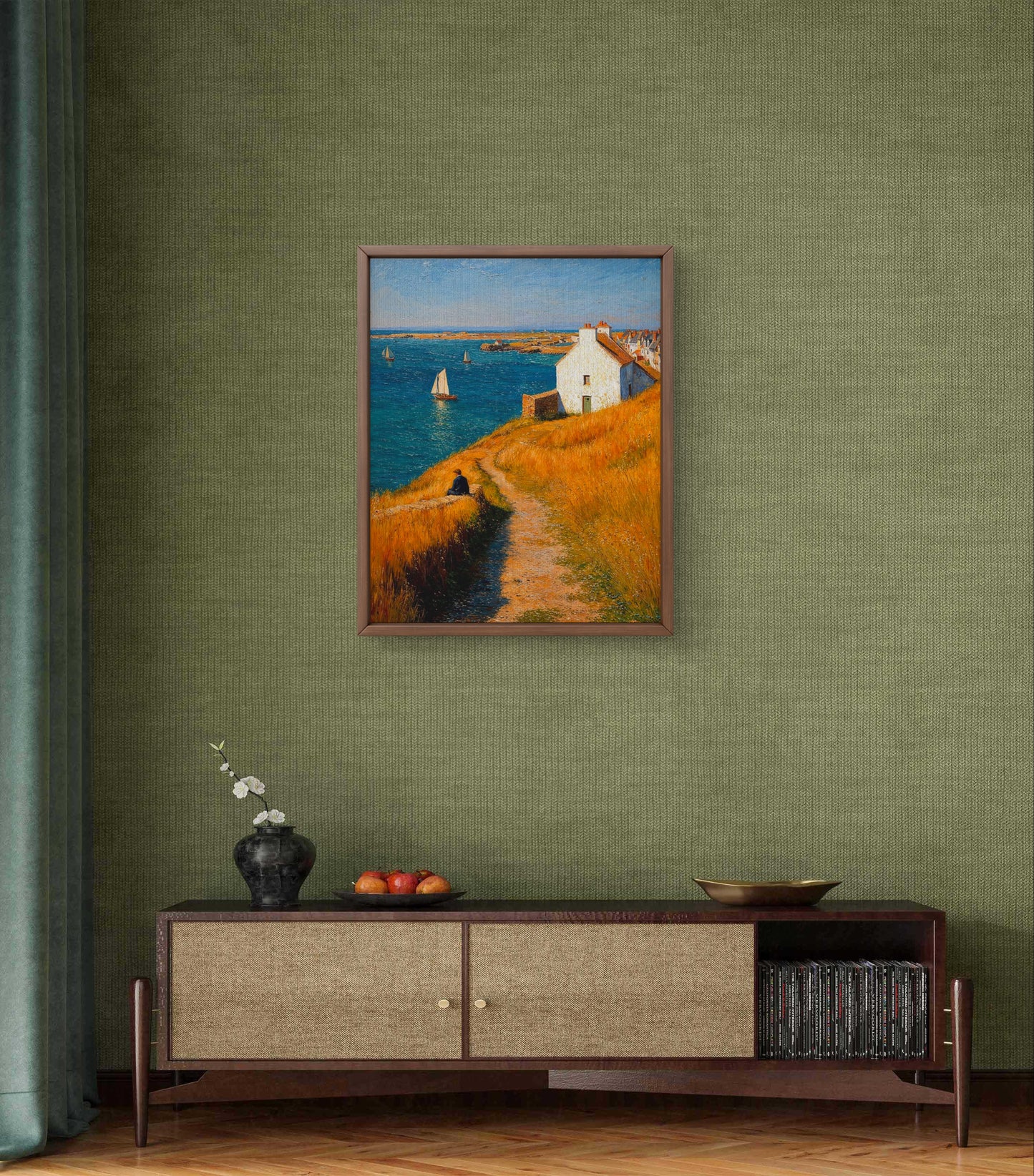 Golden Path to the Sea – Where Calm Meets Freedom