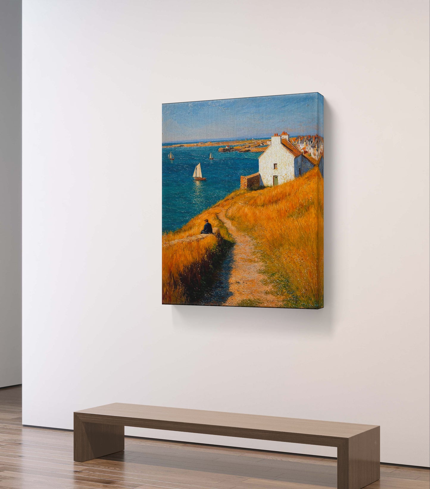Golden Path to the Sea – Where Calm Meets Freedom