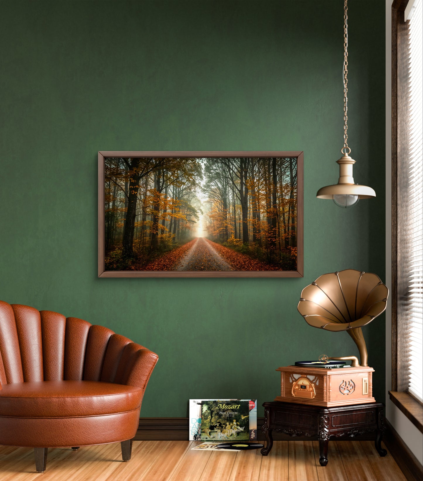 Forest Dawn – Autumn Path Wall Art Print