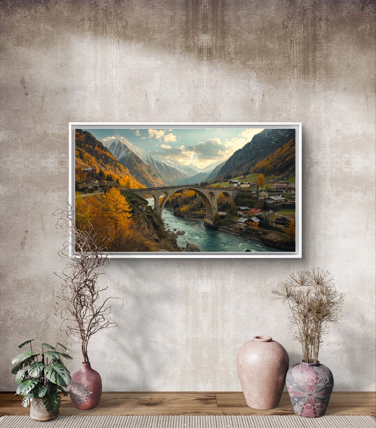 Golden Bridge of Silence – Path Through the Mountains
