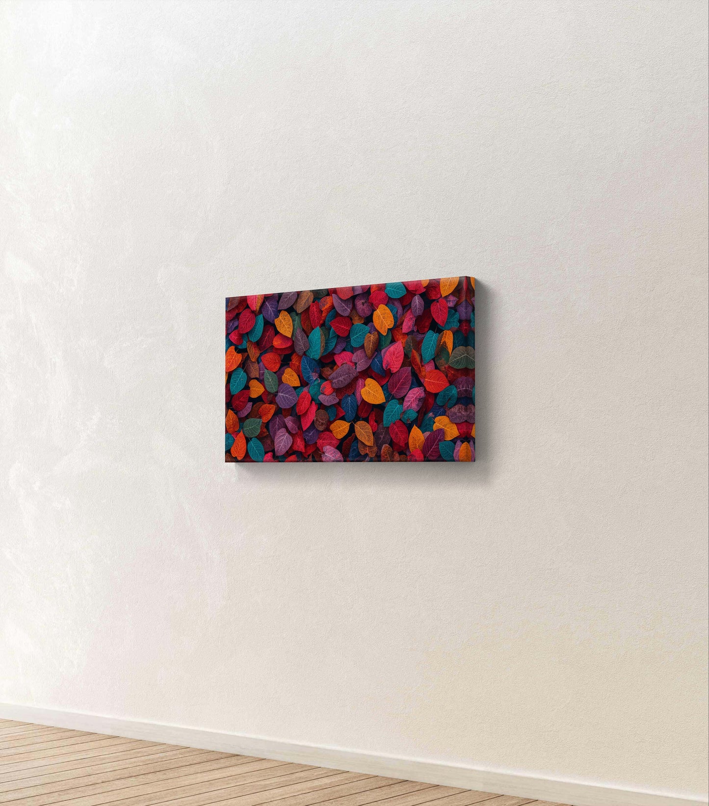 “Autumn Harmony – Vibrant Leaves Wall Art Print”