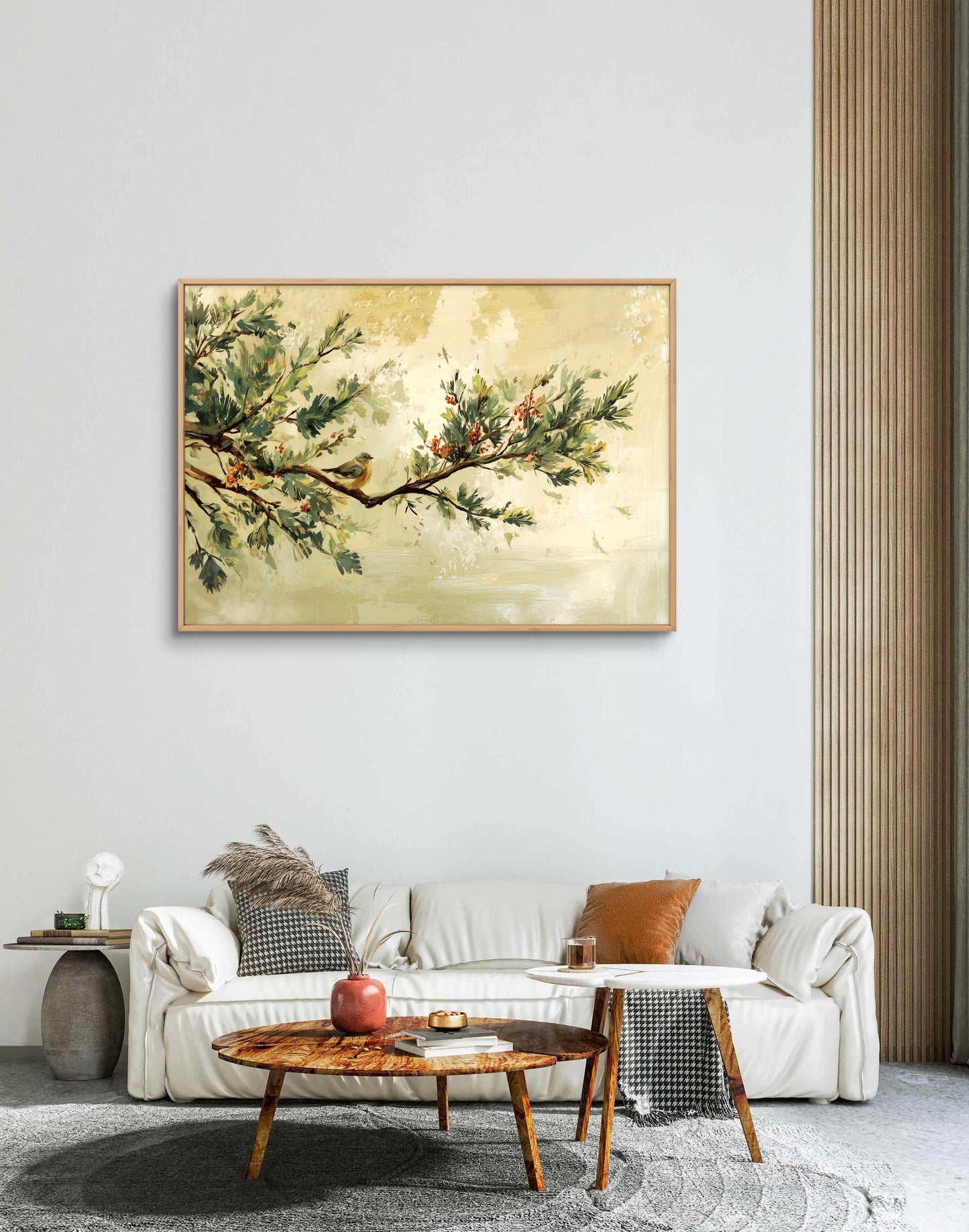 The Moment Before Movement – Minimal Nature Wall Art on Canvas
