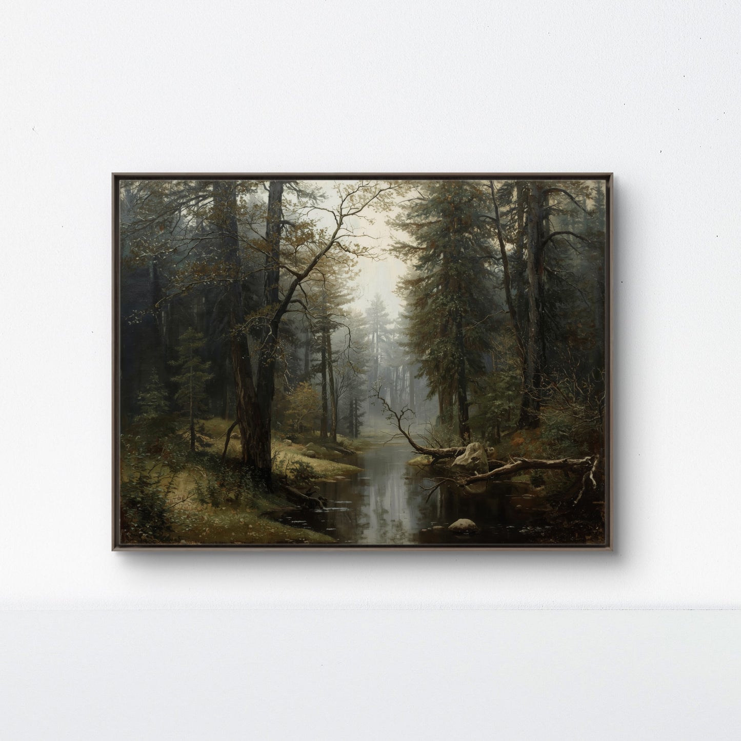 A Moment Before Sound – Moody Forest Landscape Wall Art