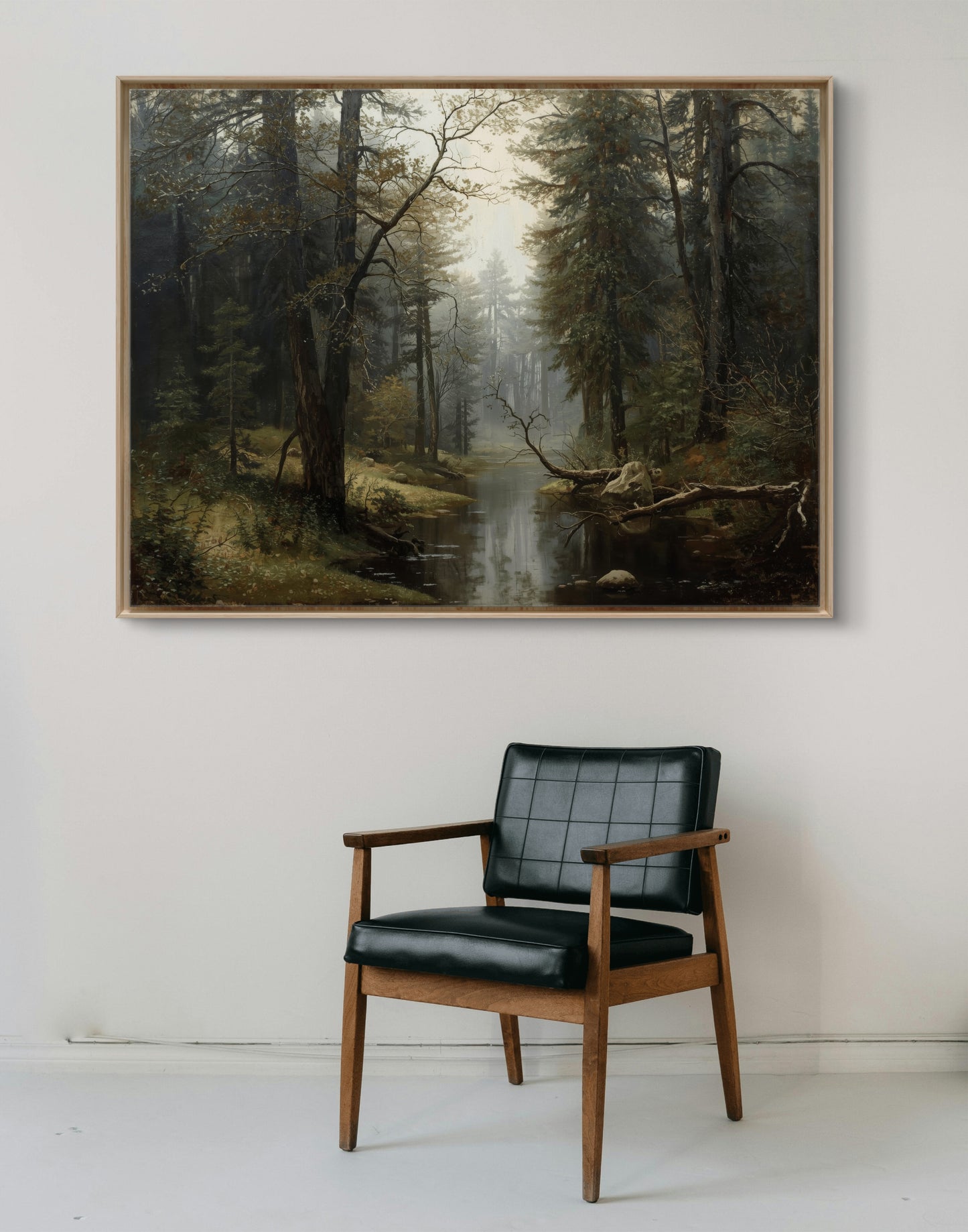 A Moment Before Sound – Moody Forest Landscape Wall Art