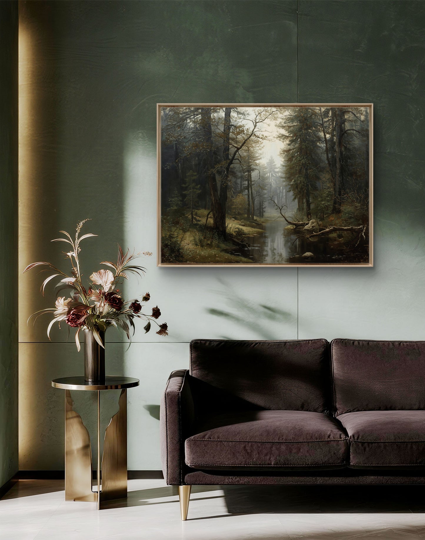 A Moment Before Sound – Moody Forest Landscape Wall Art