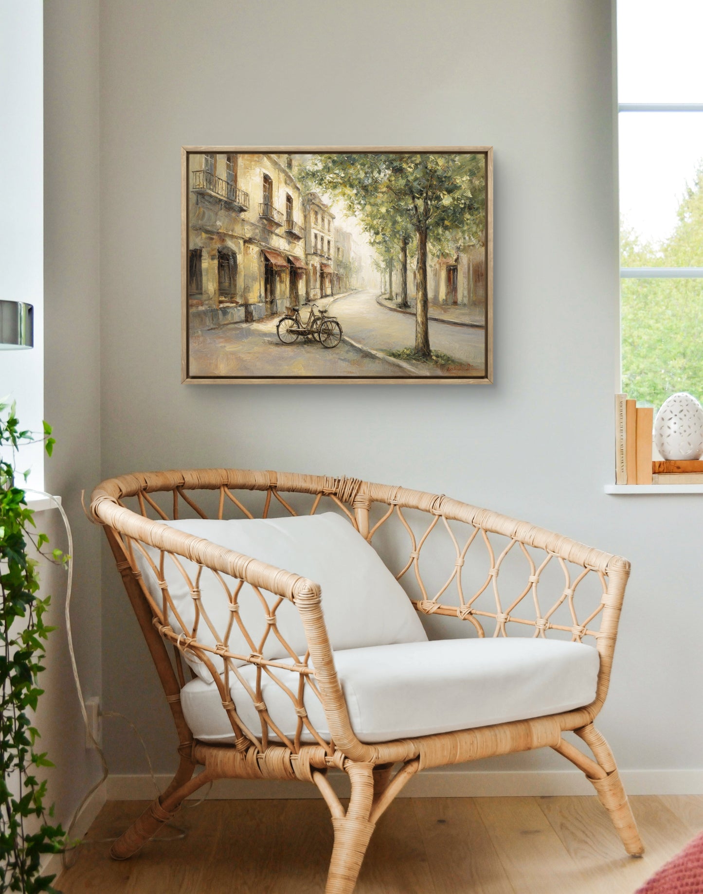 European Street Scene – Neutral Vintage Wall Art