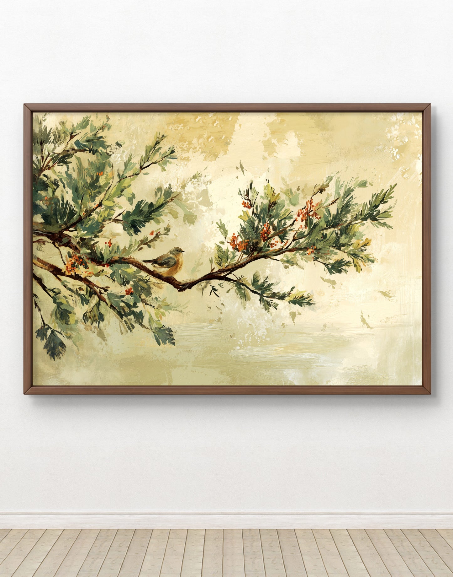 The Moment Before Movement – Minimal Nature Wall Art on Canvas