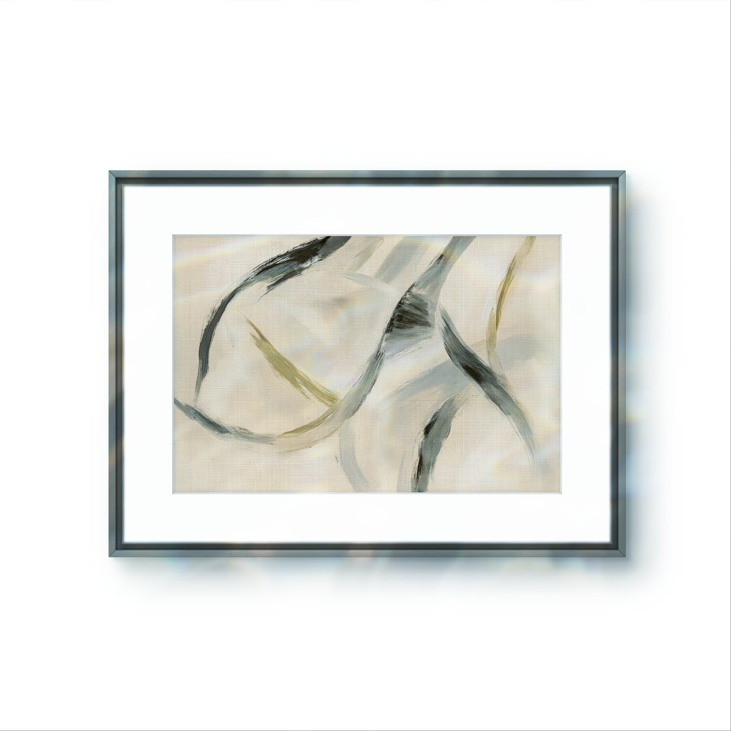 Waves of Serenity – Abstract Neutral Wall Art