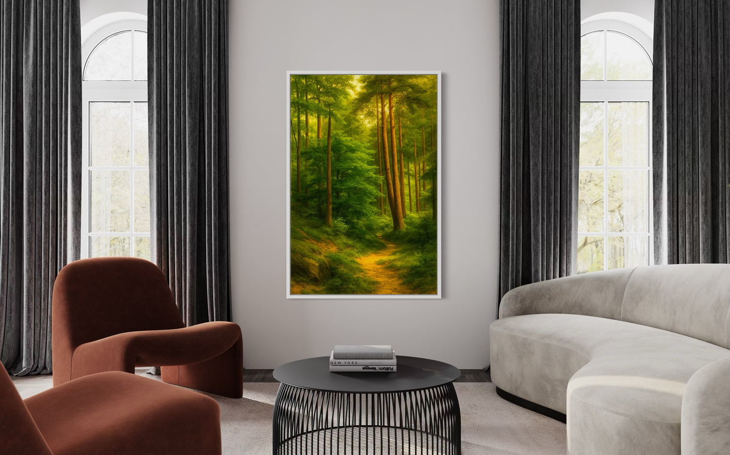 Forest of Becoming – Path to Your Inner Strength (Canvas Print)