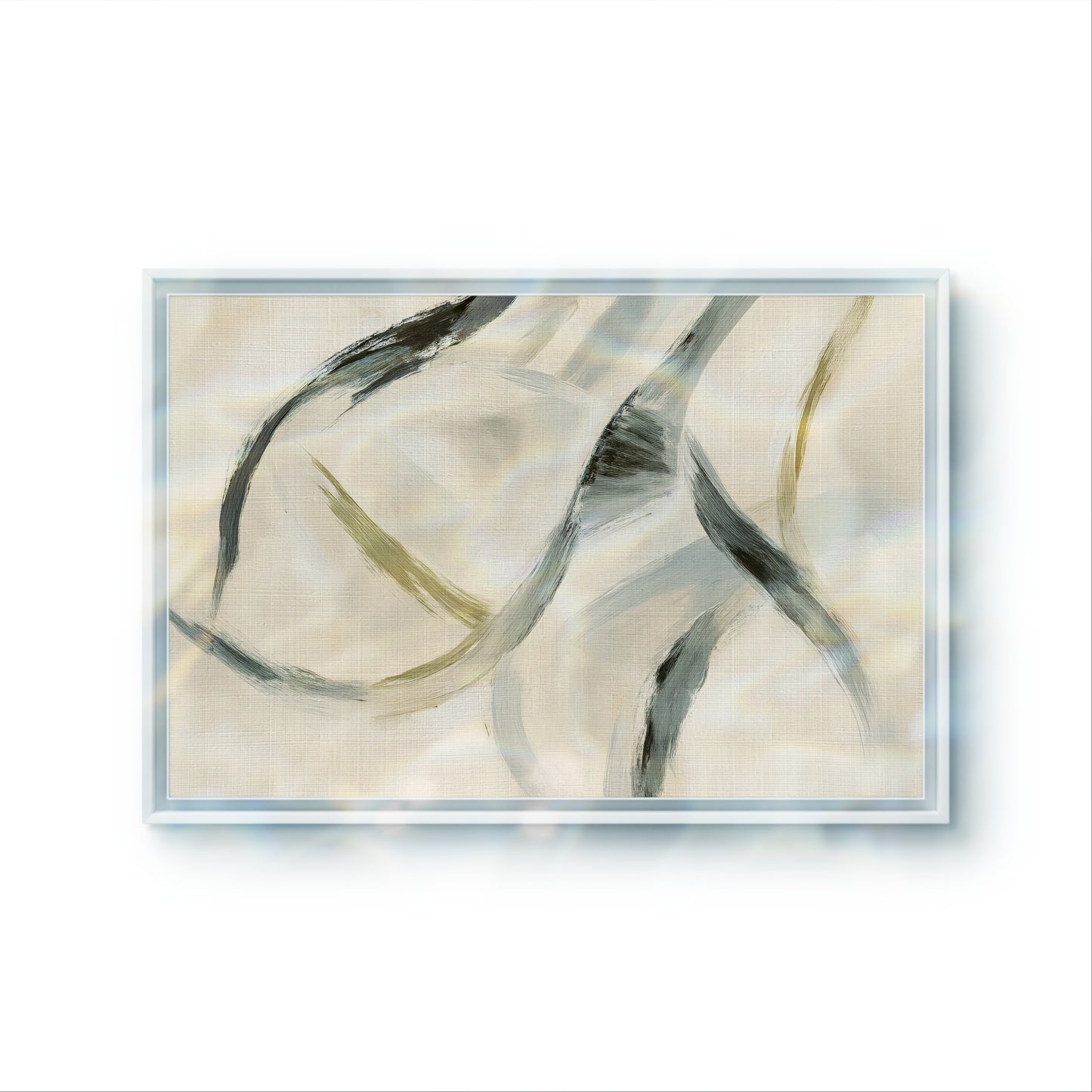 Waves of Serenity – Abstract Neutral Wall Art