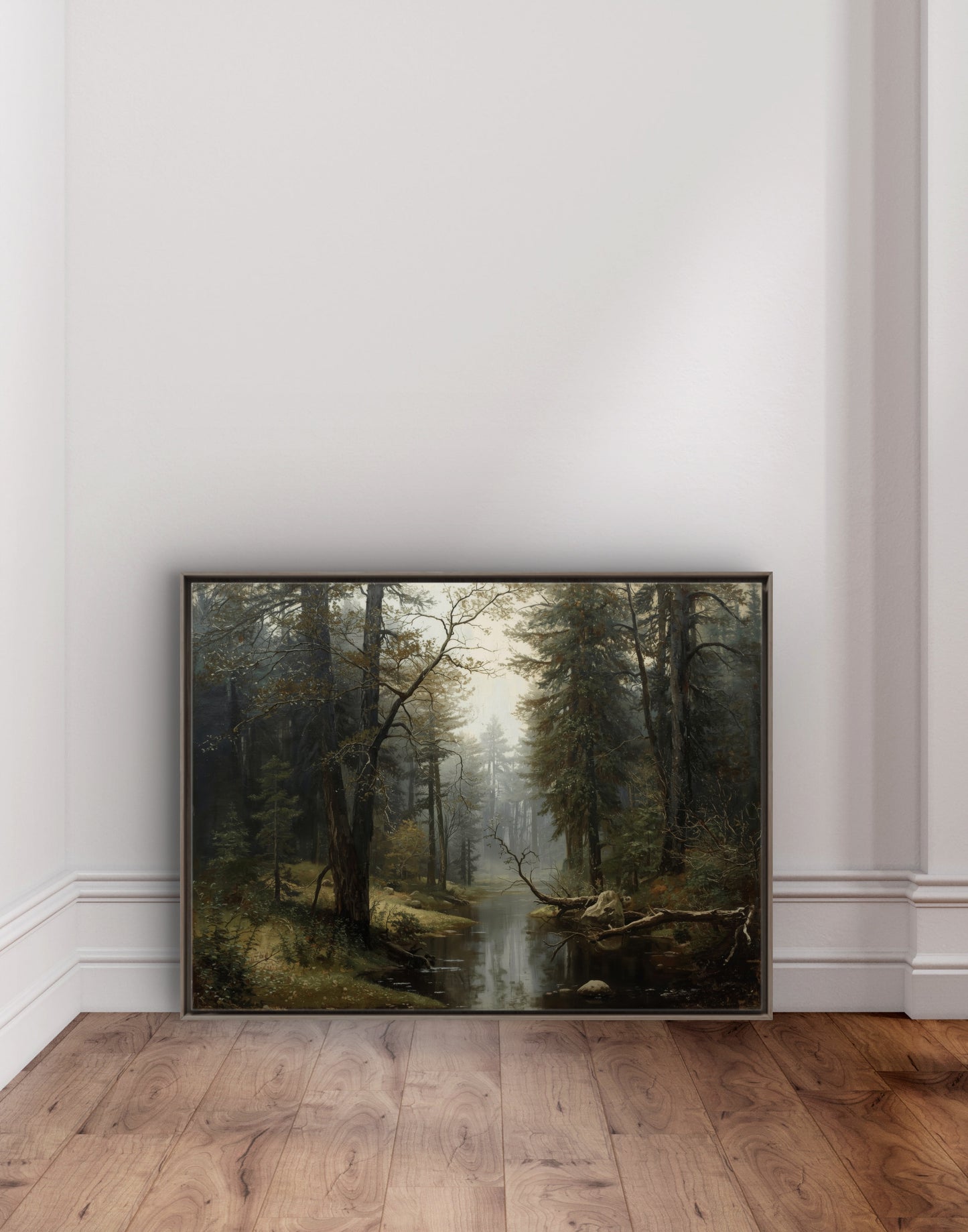 A Moment Before Sound – Moody Forest Landscape Wall Art