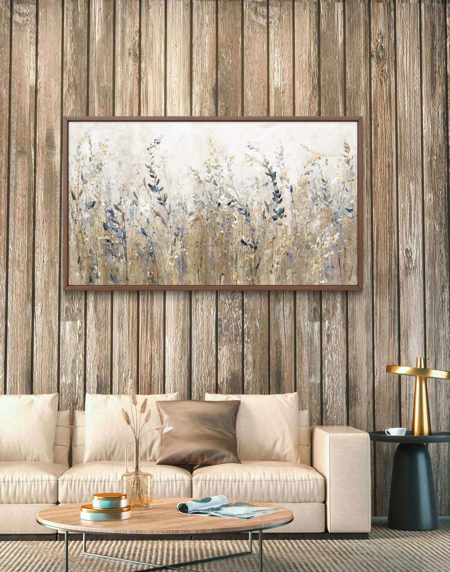 Stillness of the Meadow – Abstract Neutral Wall Art