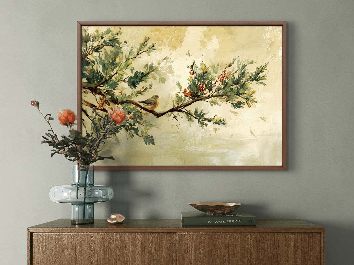 The Moment Before Movement – Minimal Nature Wall Art on Canvas