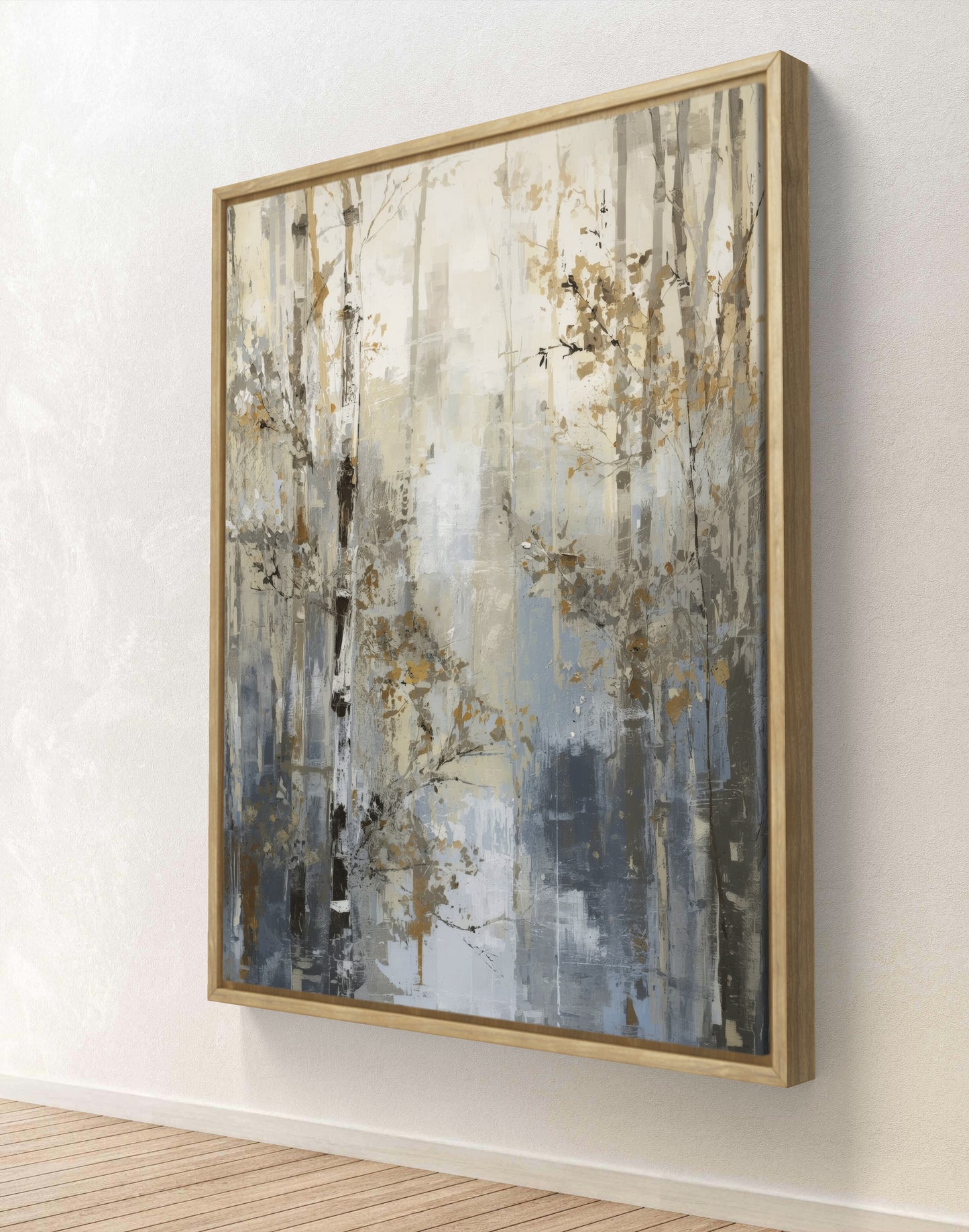 Forest Silence — Abstract Nature Wall Art
