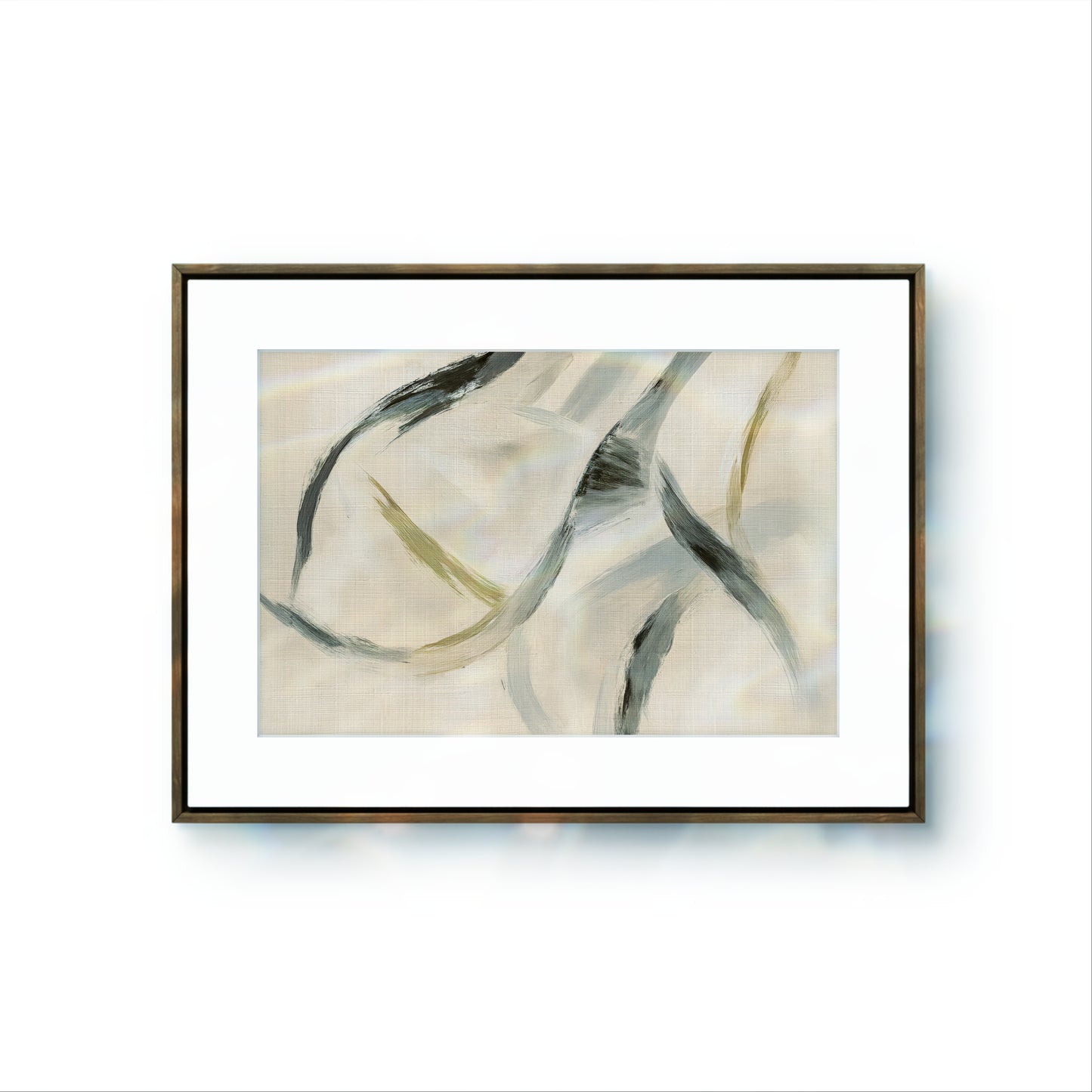 Waves of Serenity – Abstract Neutral Wall Art