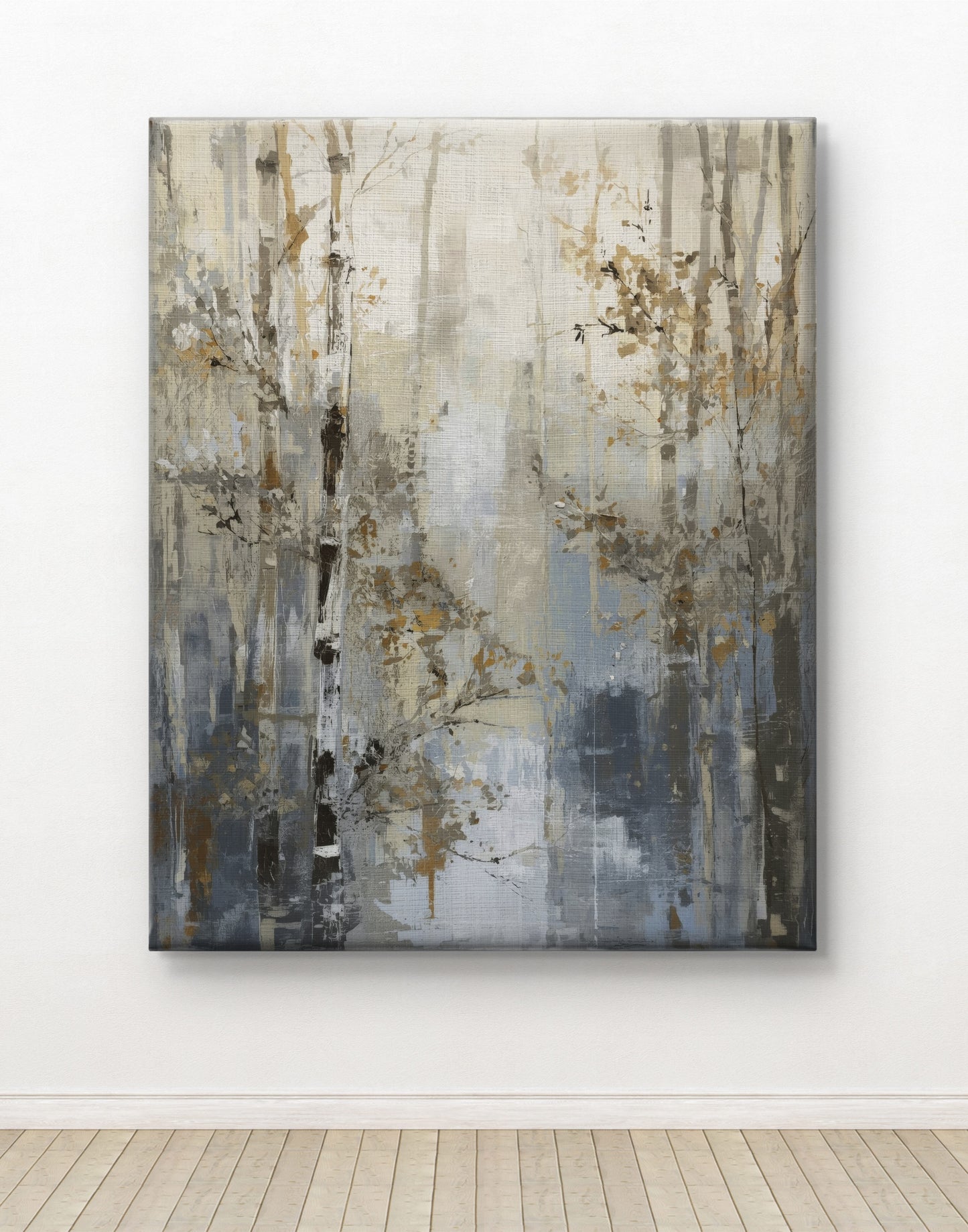 Forest Silence — Abstract Nature Wall Art