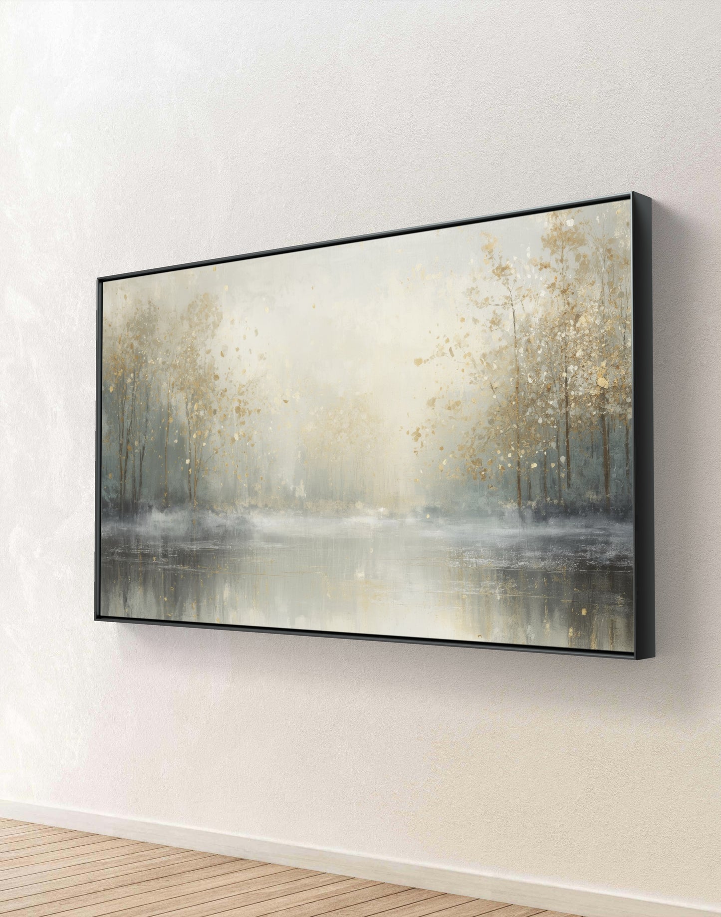 The Pause — Serene Abstract Landscape Wall Art