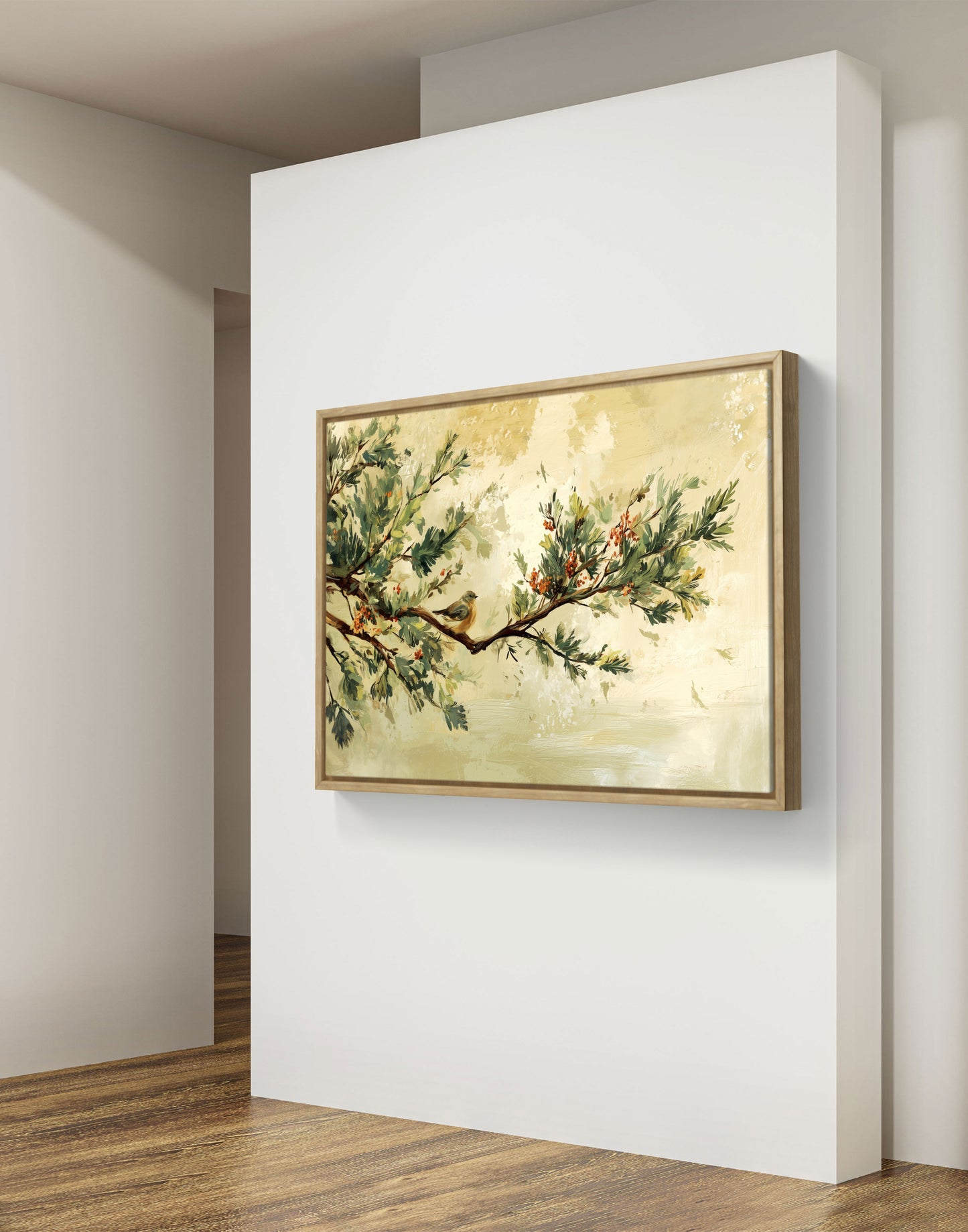 The Moment Before Movement – Minimal Nature Wall Art on Canvas