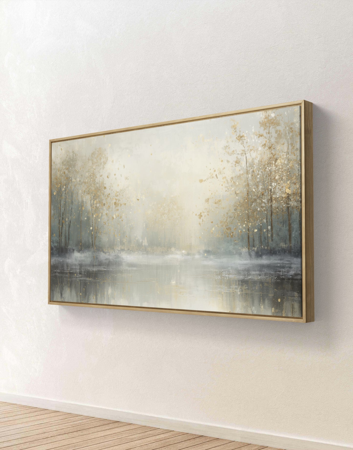 The Pause — Serene Abstract Landscape Wall Art