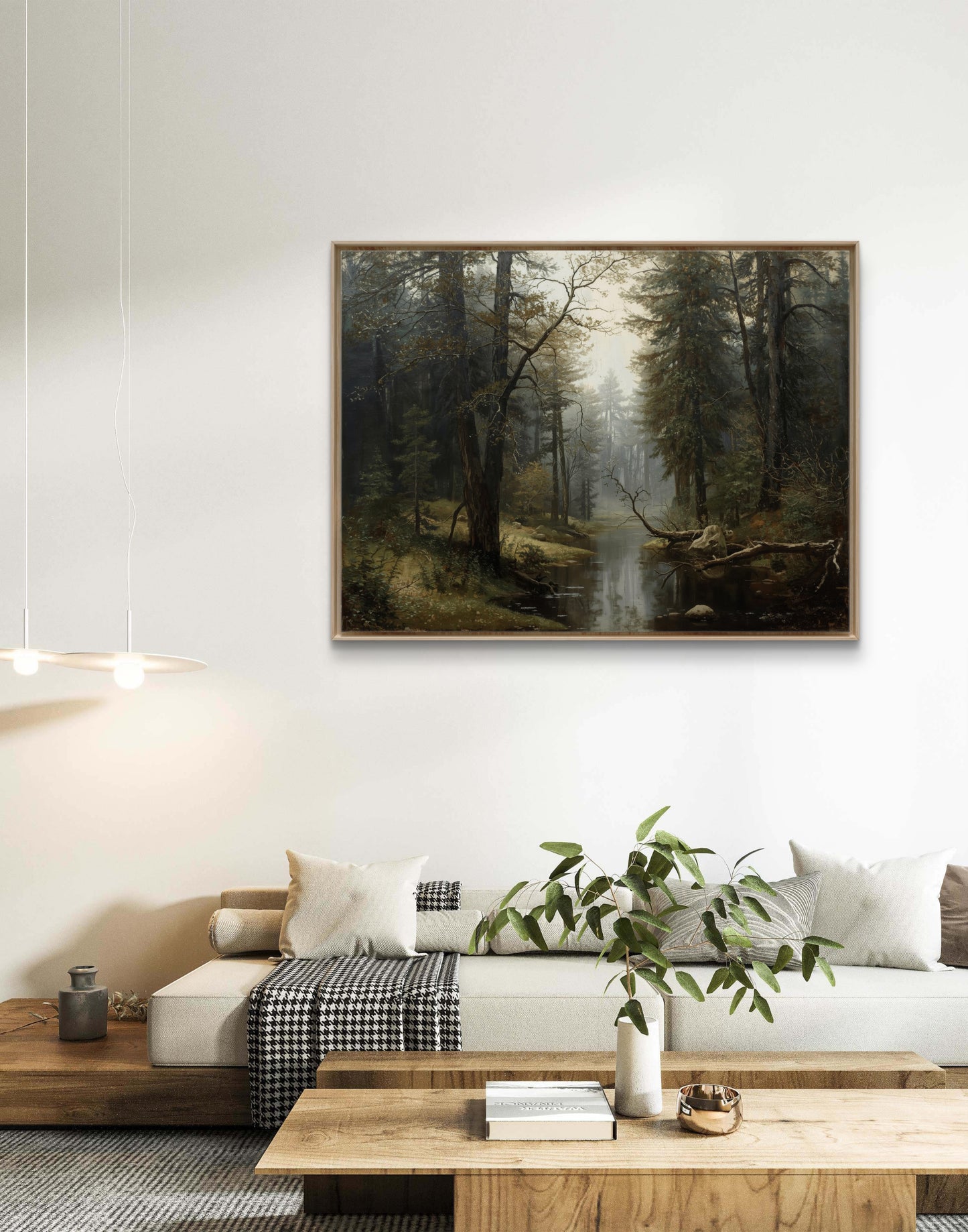 A Moment Before Sound – Moody Forest Landscape Wall Art